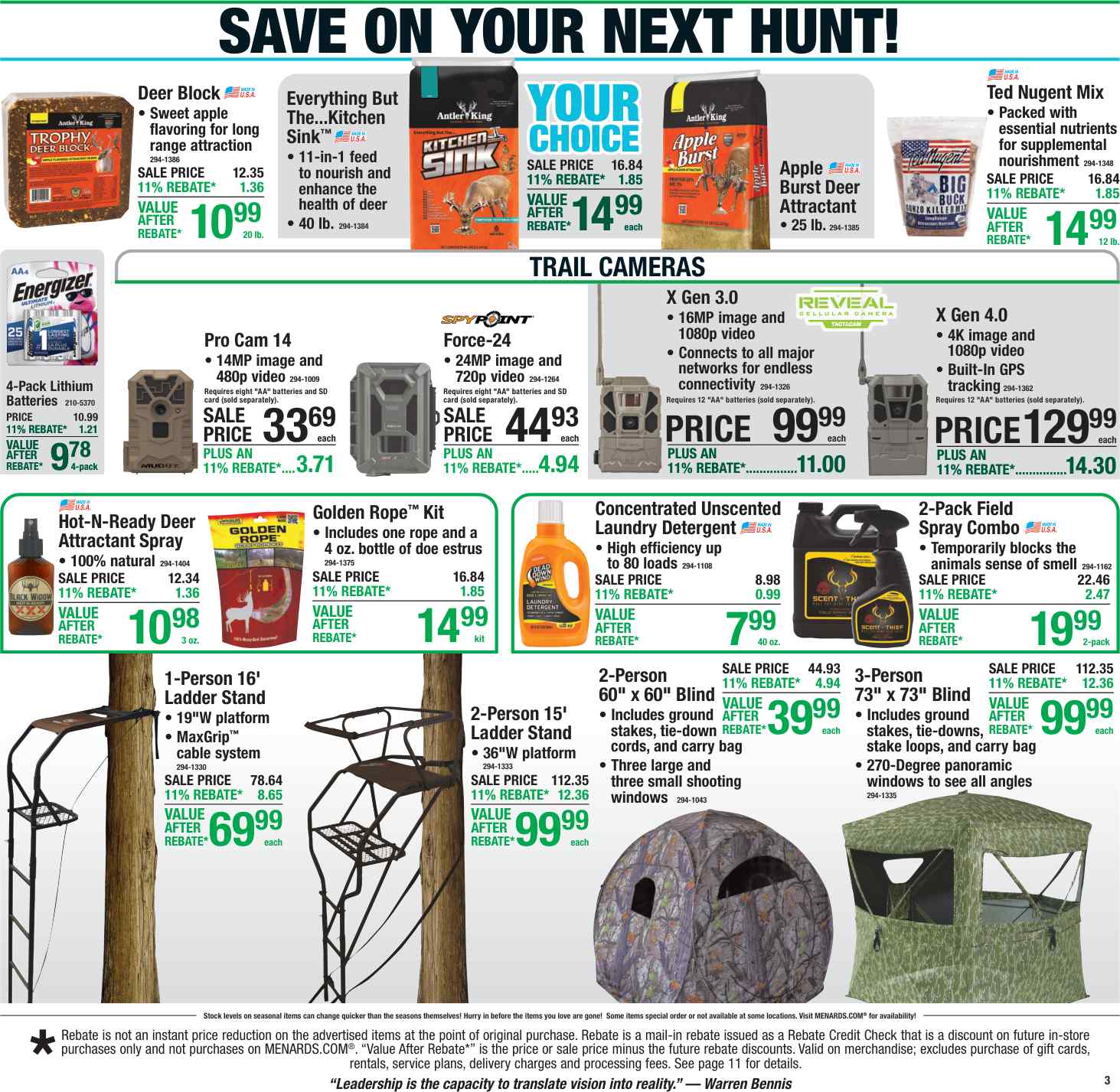 Menards Weekly Ad (September 17 - 27, 2026) Preview - Page
