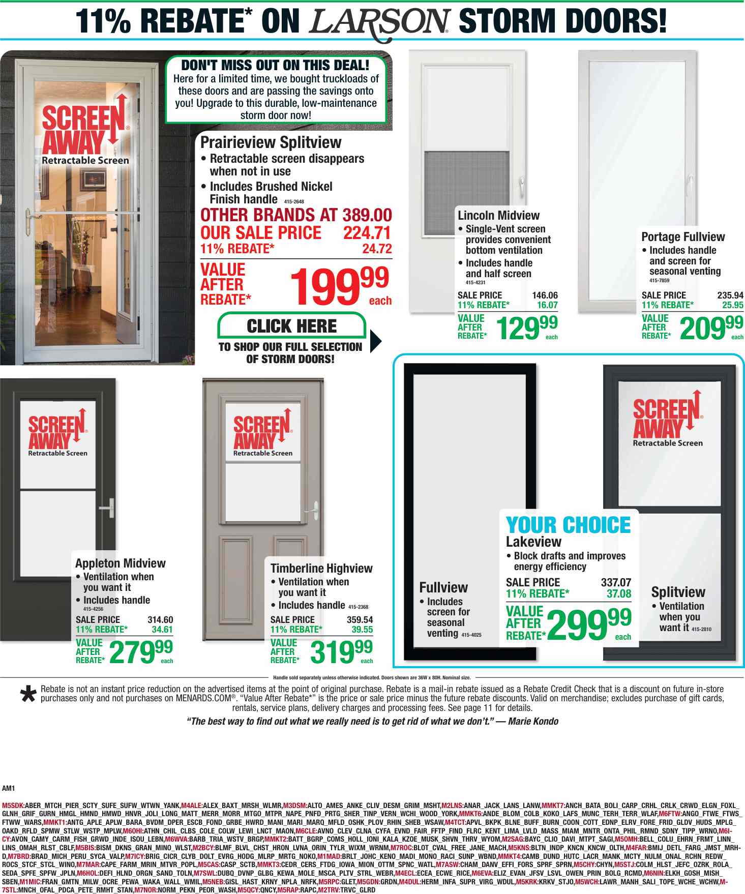 Menards Weekly Ad (September 17 - 27, 2026) Preview - Page