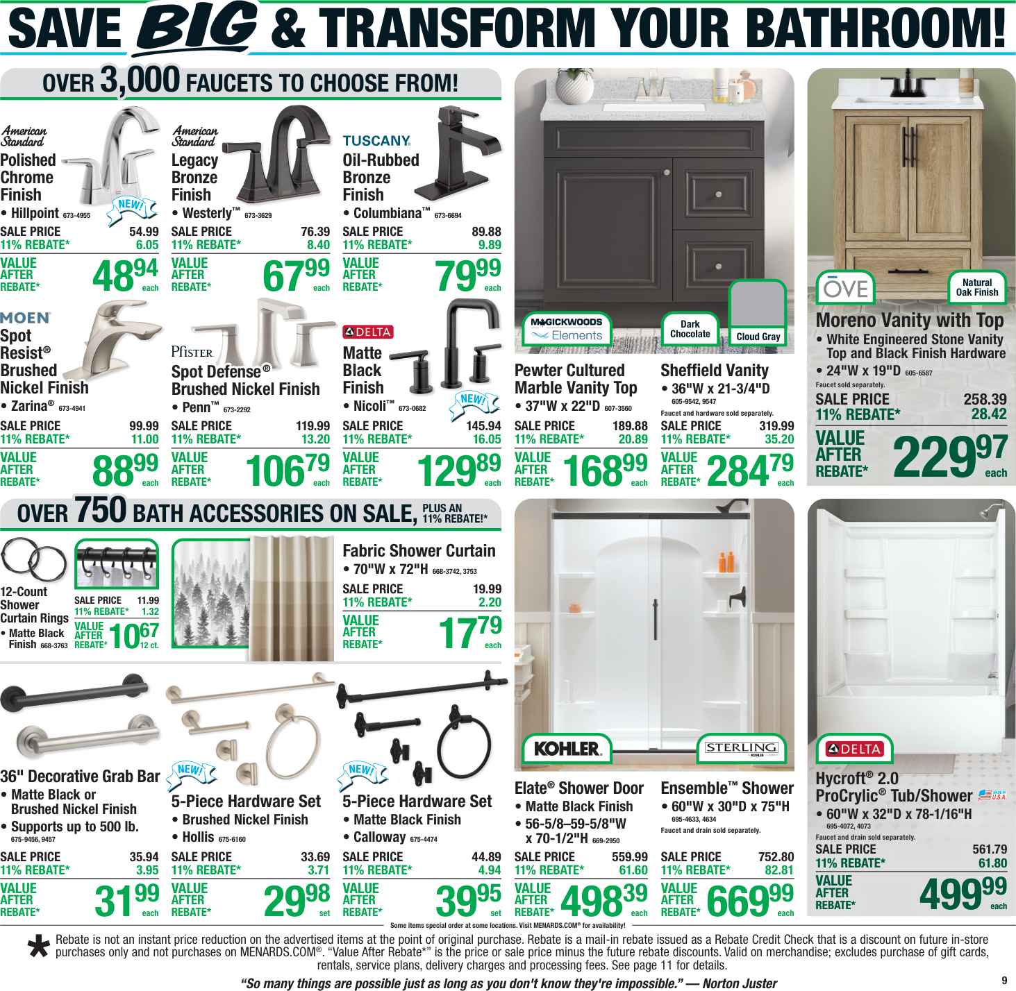 Menards Weekly Ad (September 17 - 27, 2026) Preview - Page