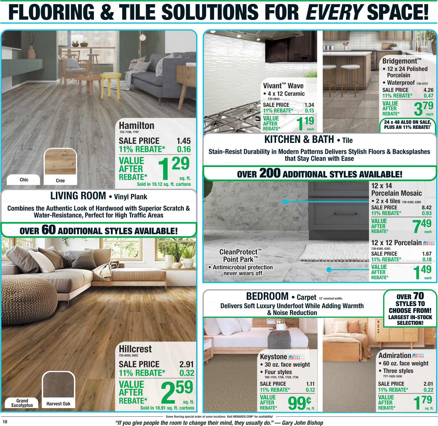 Menards Weekly Ad (September 17 - 27, 2026) Preview - Page