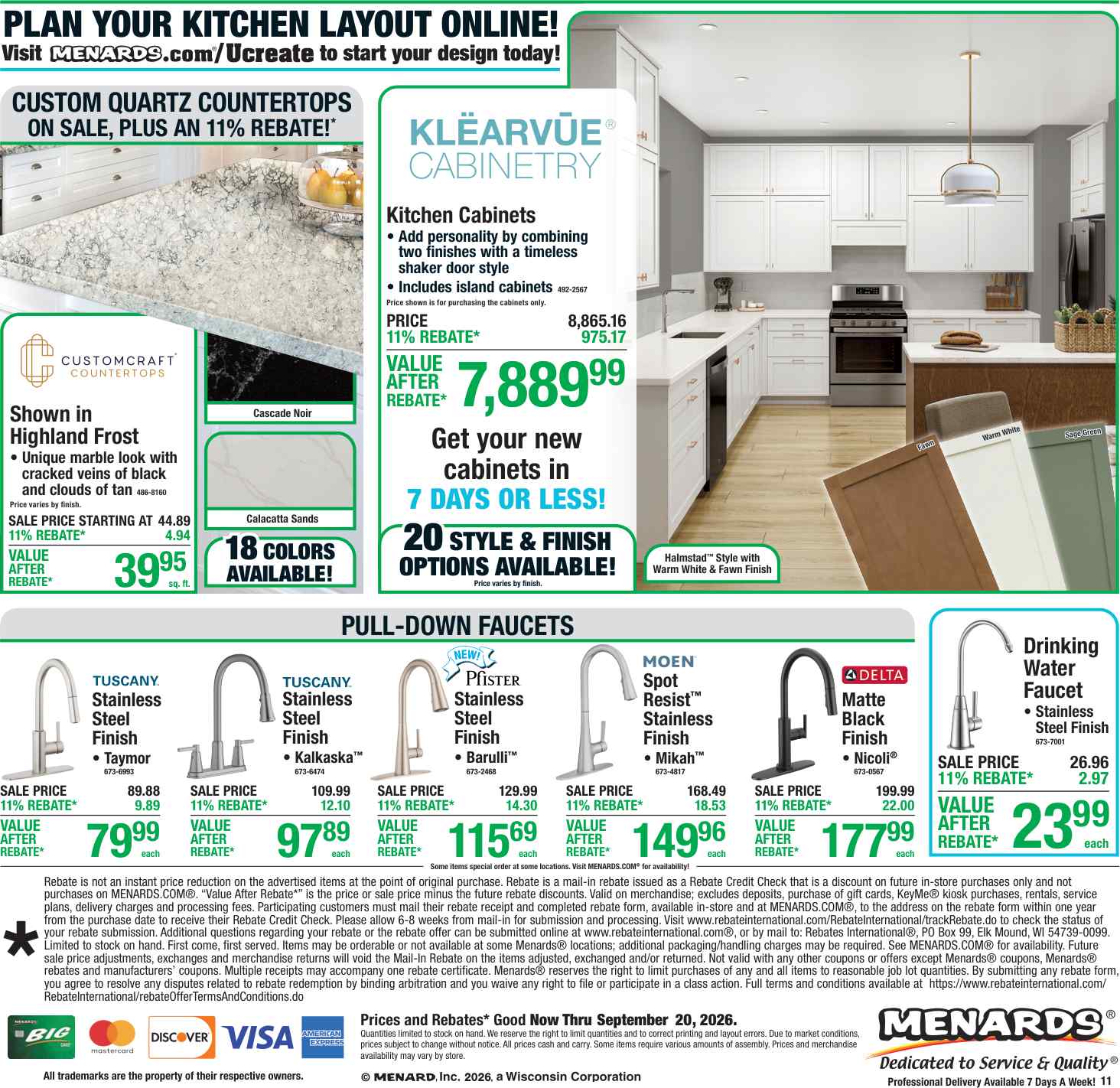 Menards Weekly Ad (September 17 - 27, 2026) Preview - Page