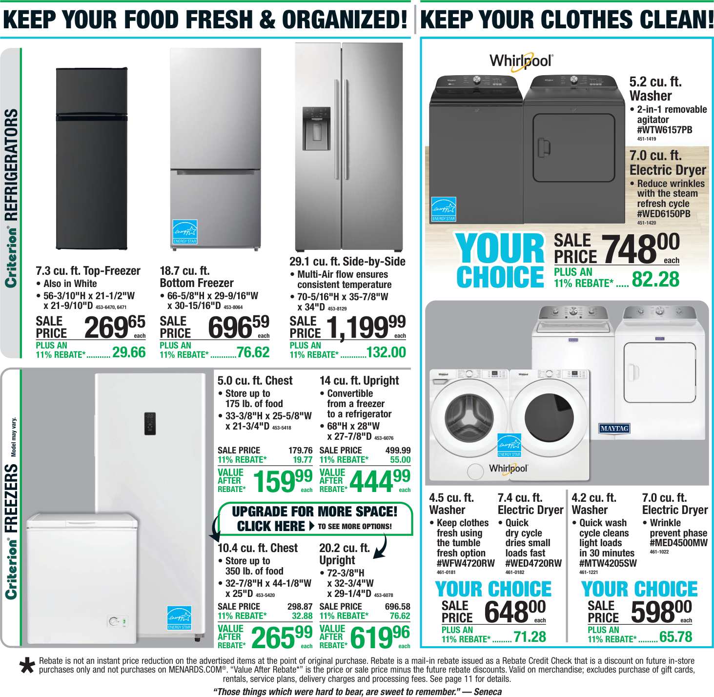 Menards Weekly Ad (September 17 - 27, 2026) Preview - Page