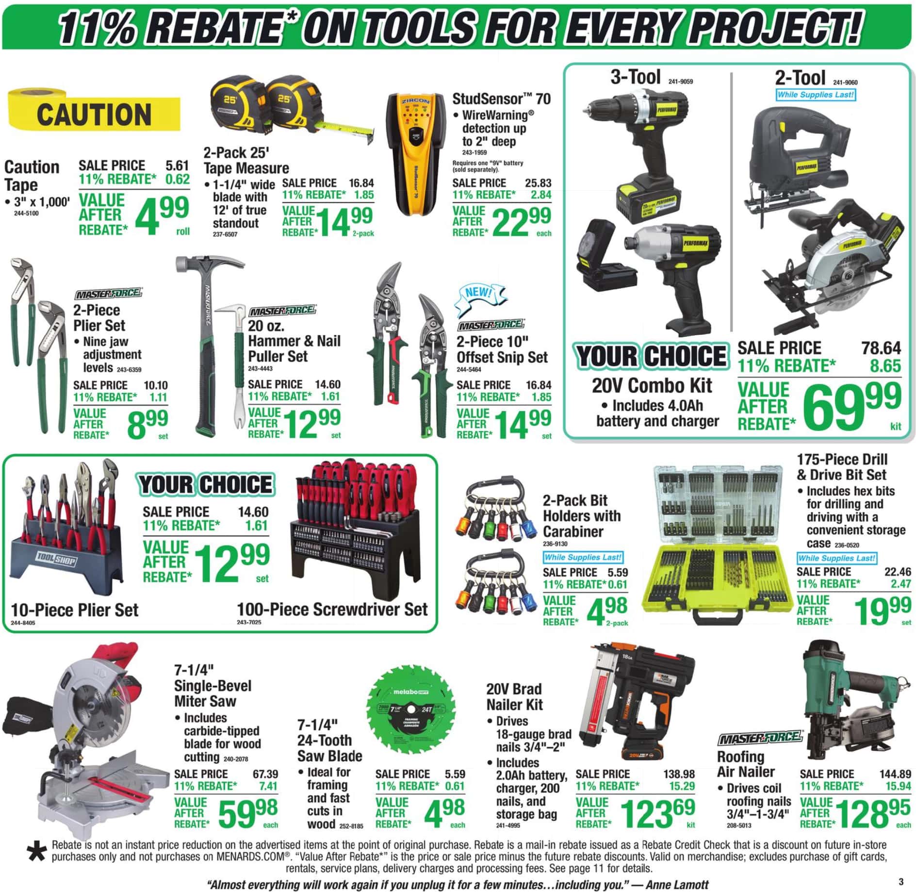 Menards Weekly Ad (September 17 - 27, 2026) Preview - Page