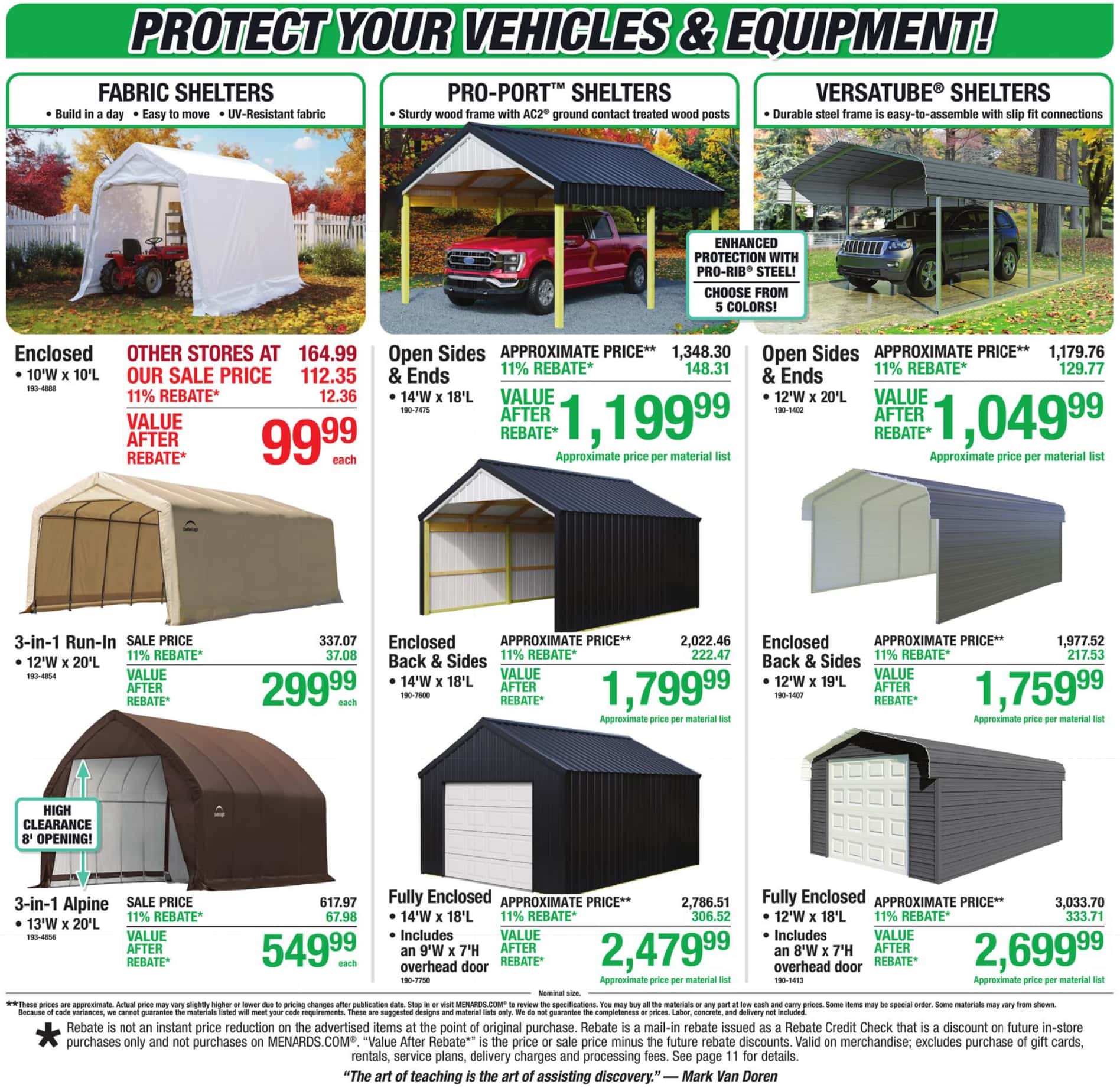 Menards Weekly Ad (September 17 - 27, 2026) Preview - Page