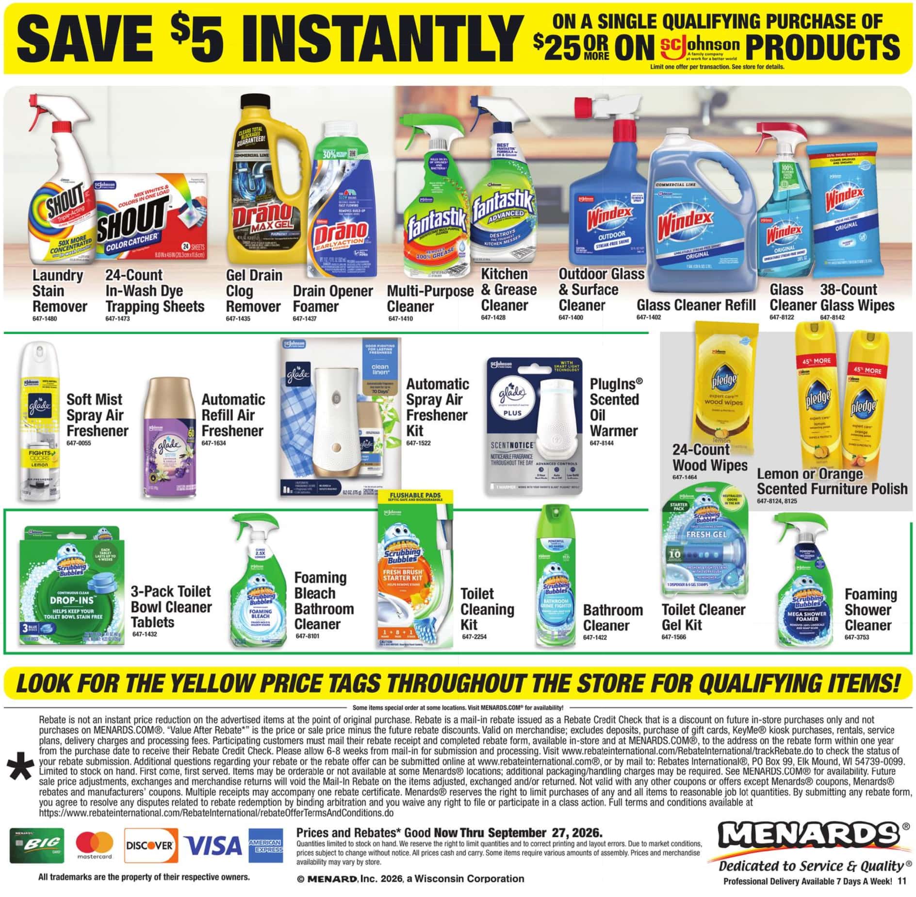 Menards Weekly Ad (September 17 - 27, 2026) Preview - Page