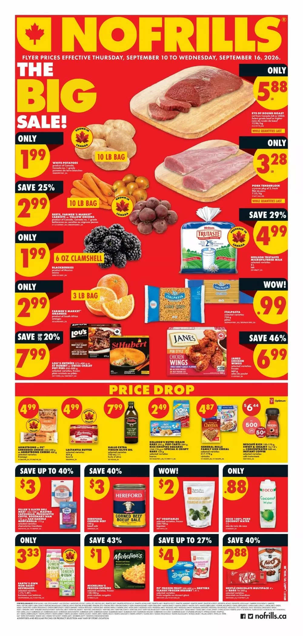 No Frills Flyer (September 17 - 23, 2026) Preview - Page