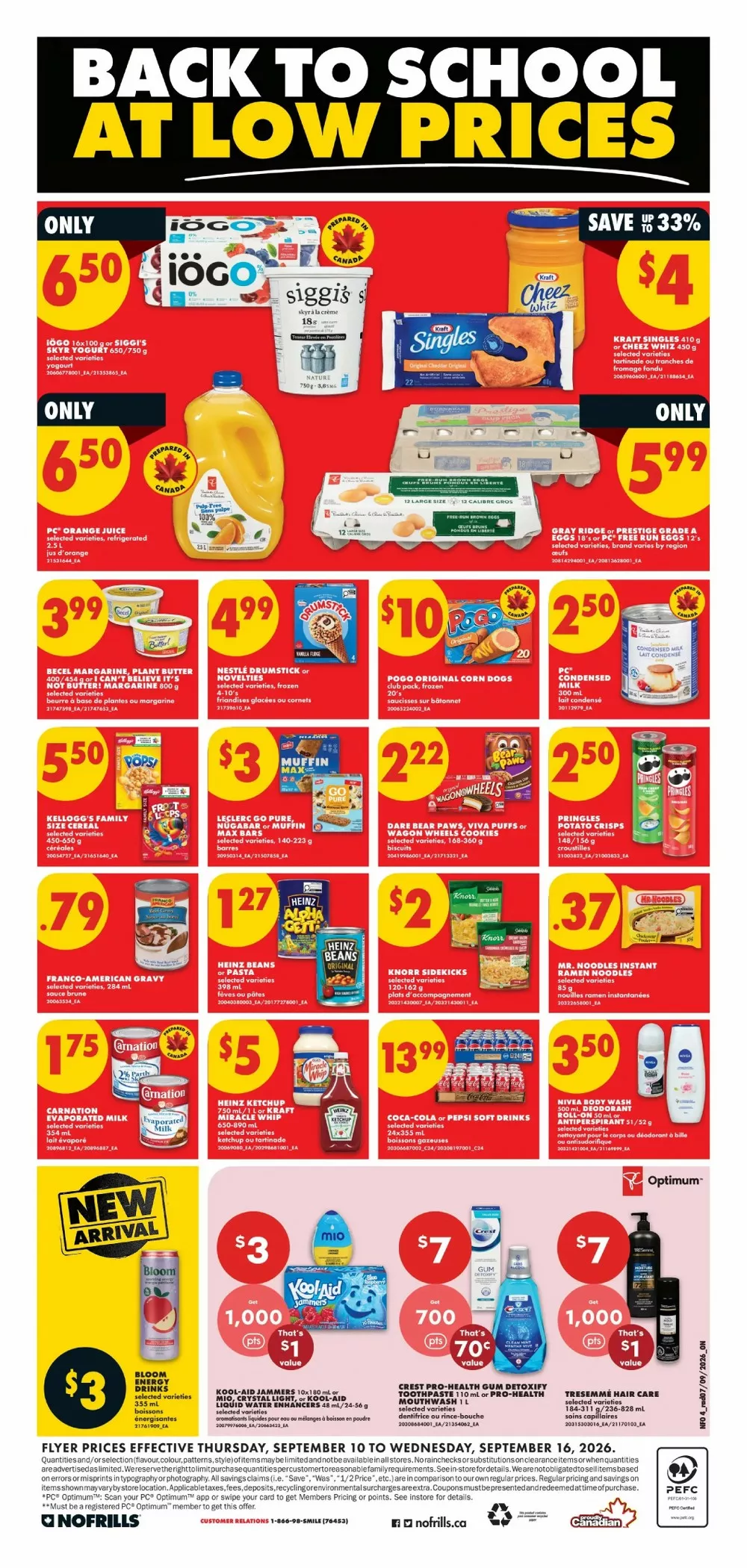 No Frills Flyer (September 17 - 23, 2026) Preview - Page