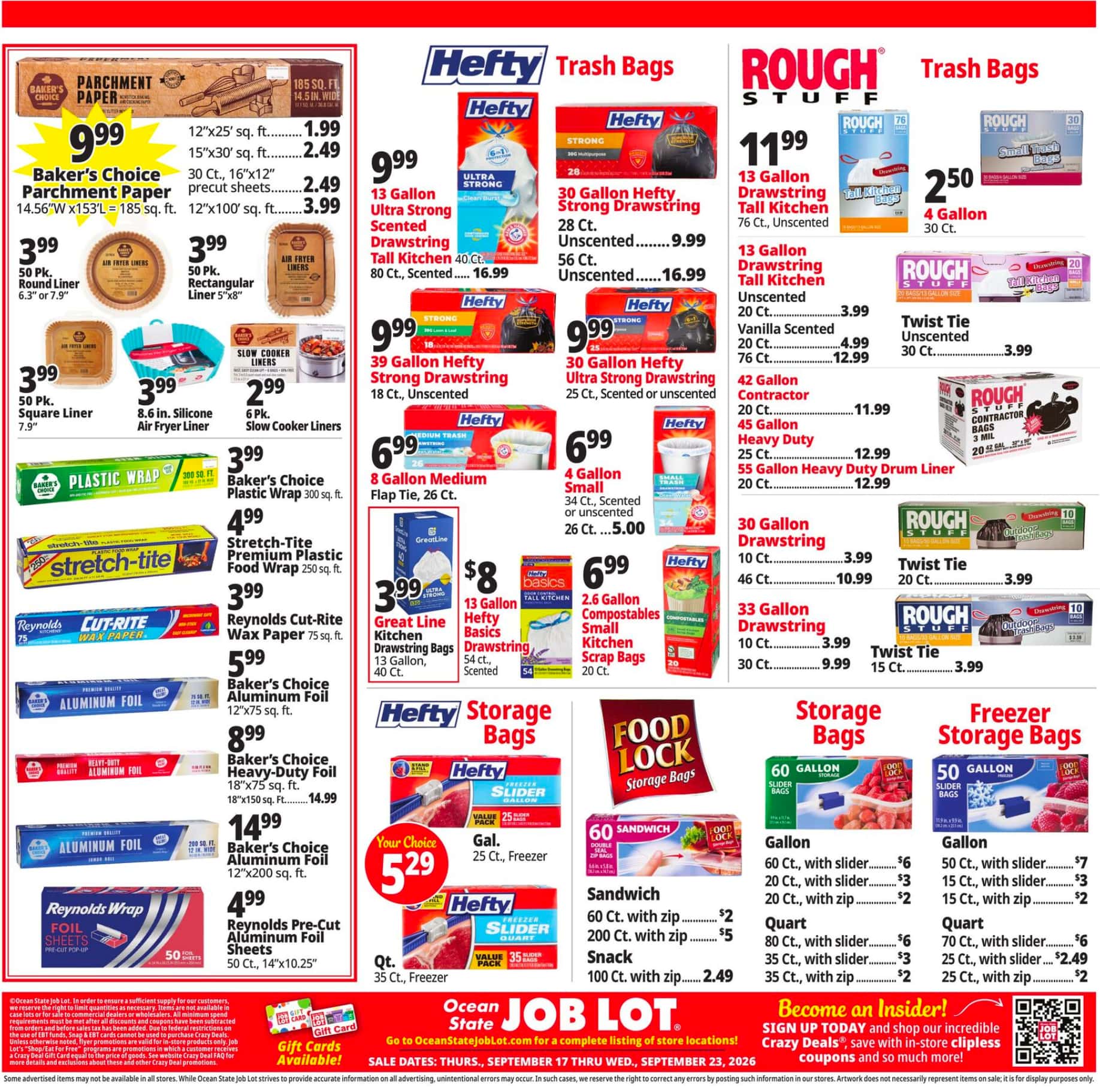 Ocean State Job Lot Weekly Ad (September 17 - 23, 2026) Preview - Page