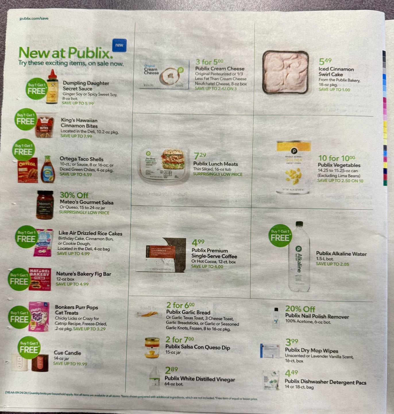Publix Weekly Ad (September 23 - 29, 2026) Preview - Page