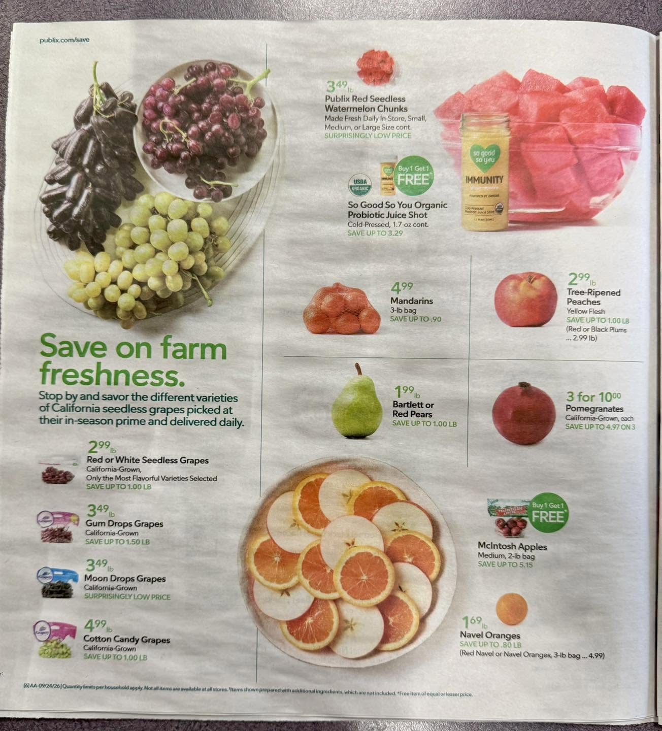 Publix Weekly Ad (September 23 - 29, 2026) Preview - Page