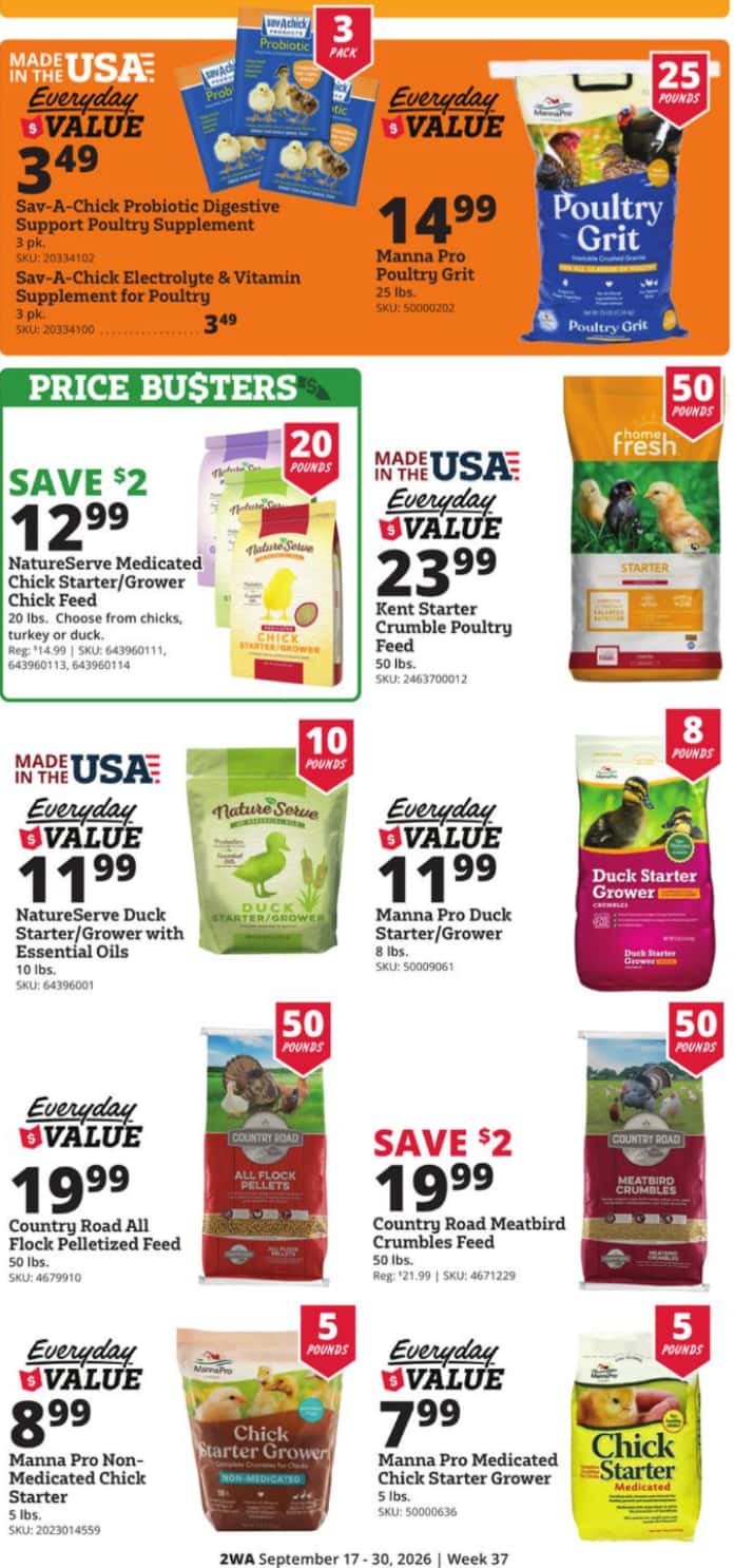 Rural King Weekly Ad (September 17 - 30, 2026) Preview - Page
