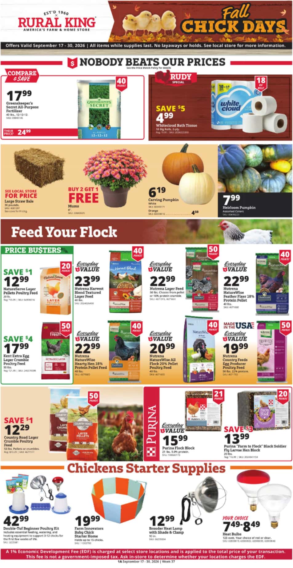 Rural King Weekly Ad (September 17 - 30, 2026) Preview - Page