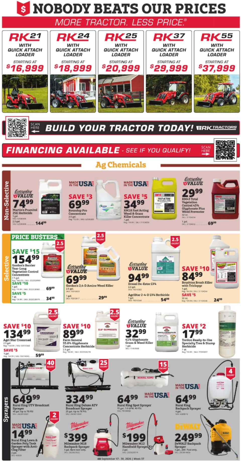 Rural King Weekly Ad (September 17 - 30, 2026) Preview - Page