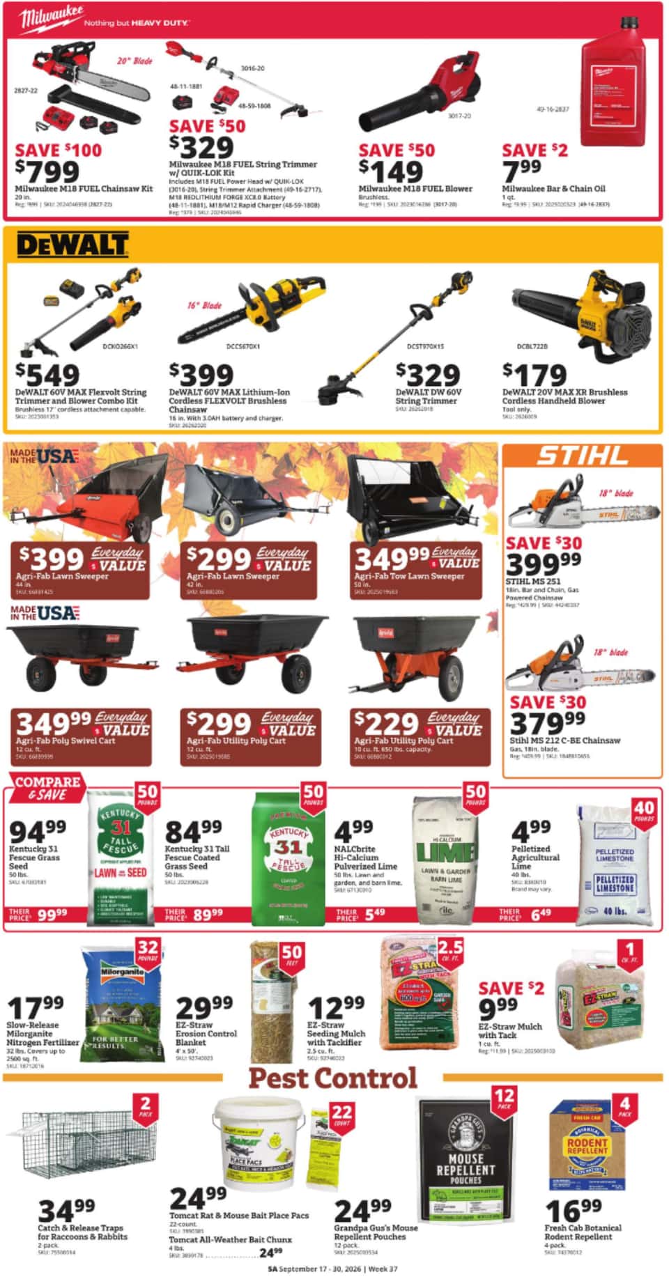 Rural King Weekly Ad (September 17 - 30, 2026) Preview - Page