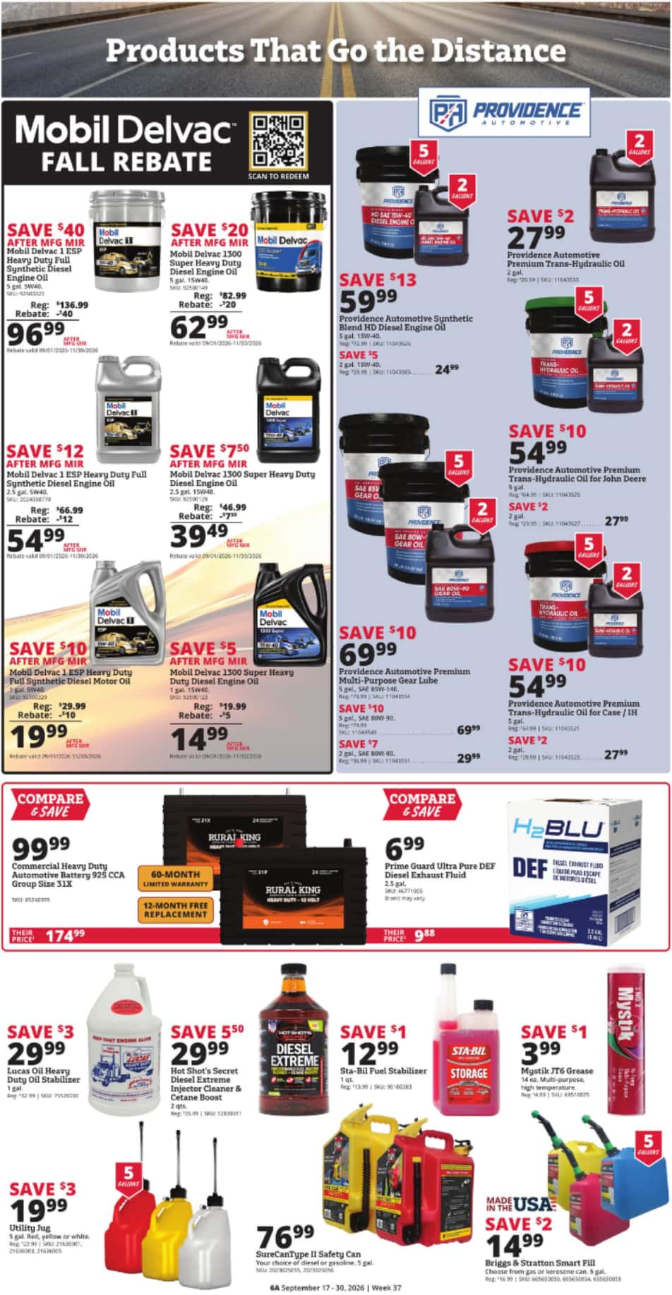 Rural King Weekly Ad (September 17 - 30, 2026) Preview - Page
