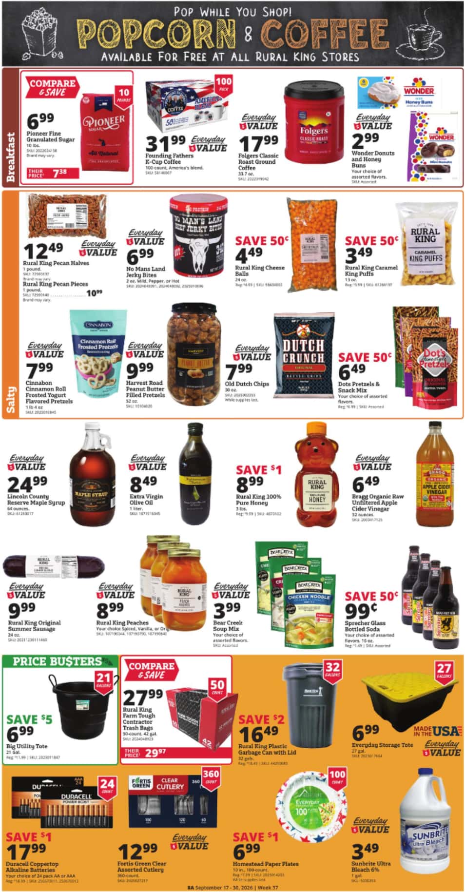 Rural King Weekly Ad (September 17 - 30, 2026) Preview - Page