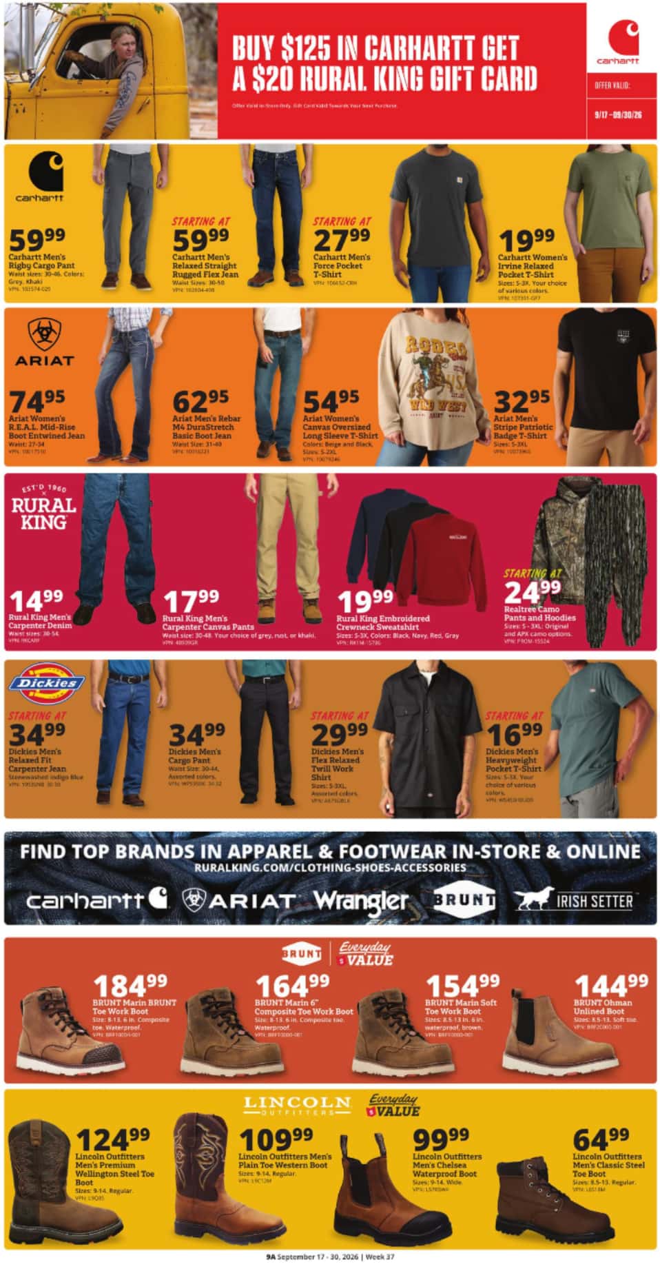 Rural King Weekly Ad (September 17 - 30, 2026) Preview - Page