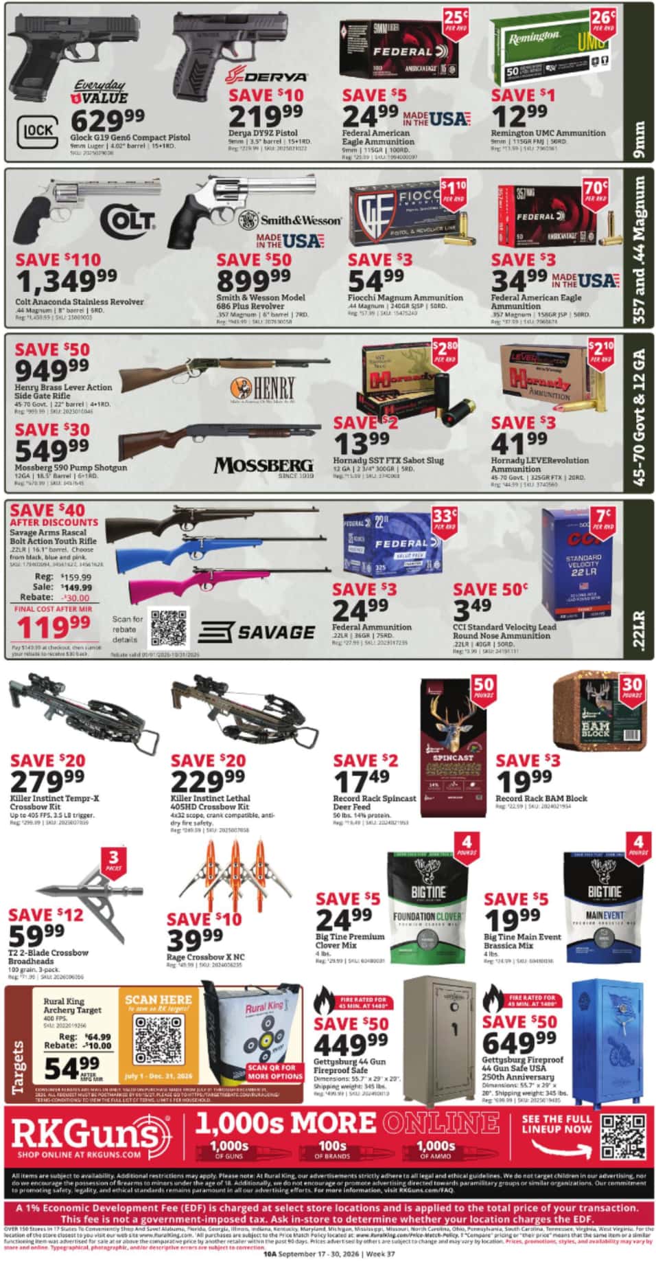 Rural King Weekly Ad (September 17 - 30, 2026) Preview - Page