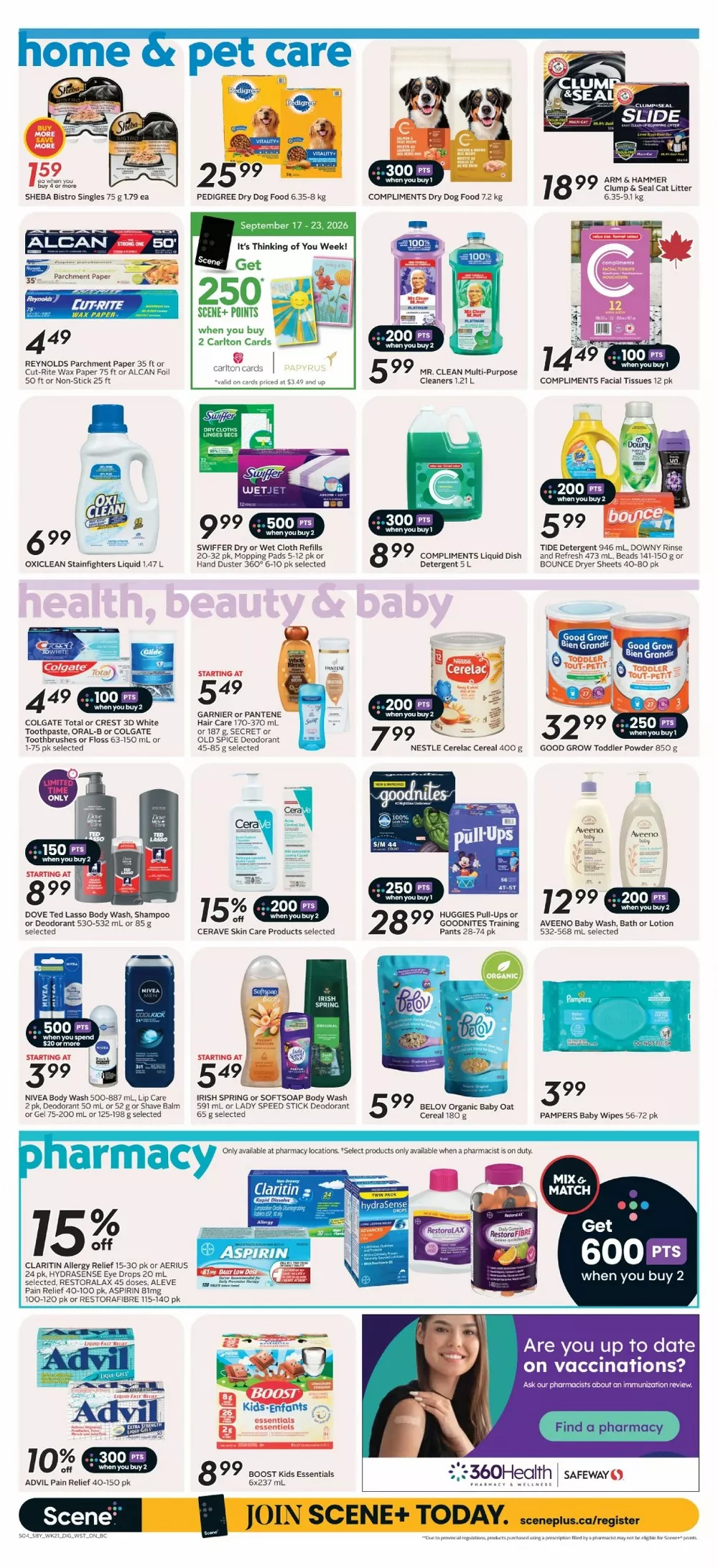 Safeway Flyer (September 17 - 23, 2026) Preview - Page