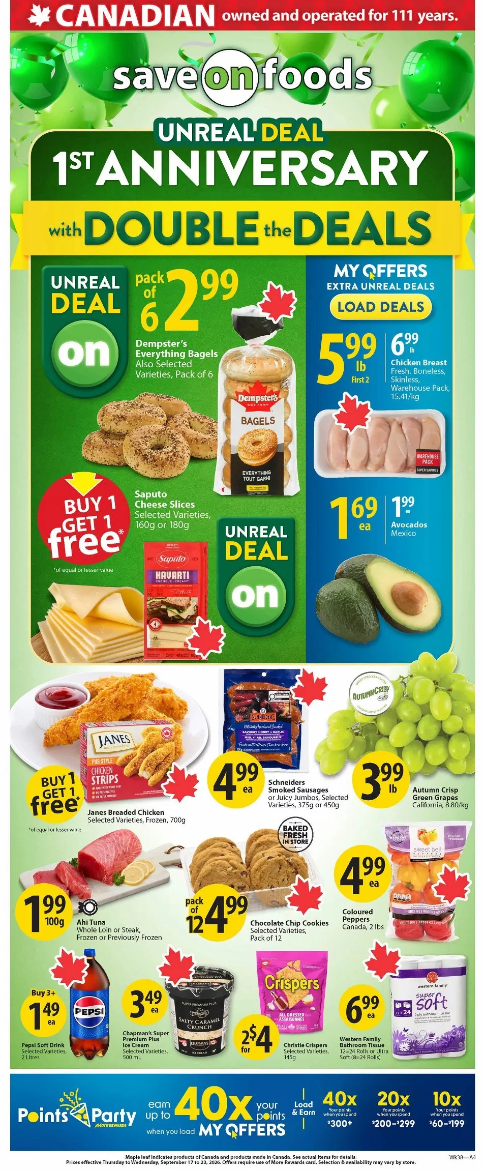 Save on Foods Flyer (September 17 - 23, 2026) Preview - Image 1 Save on Foods Flyer (September 17 - 23, 2026) Preview - Page