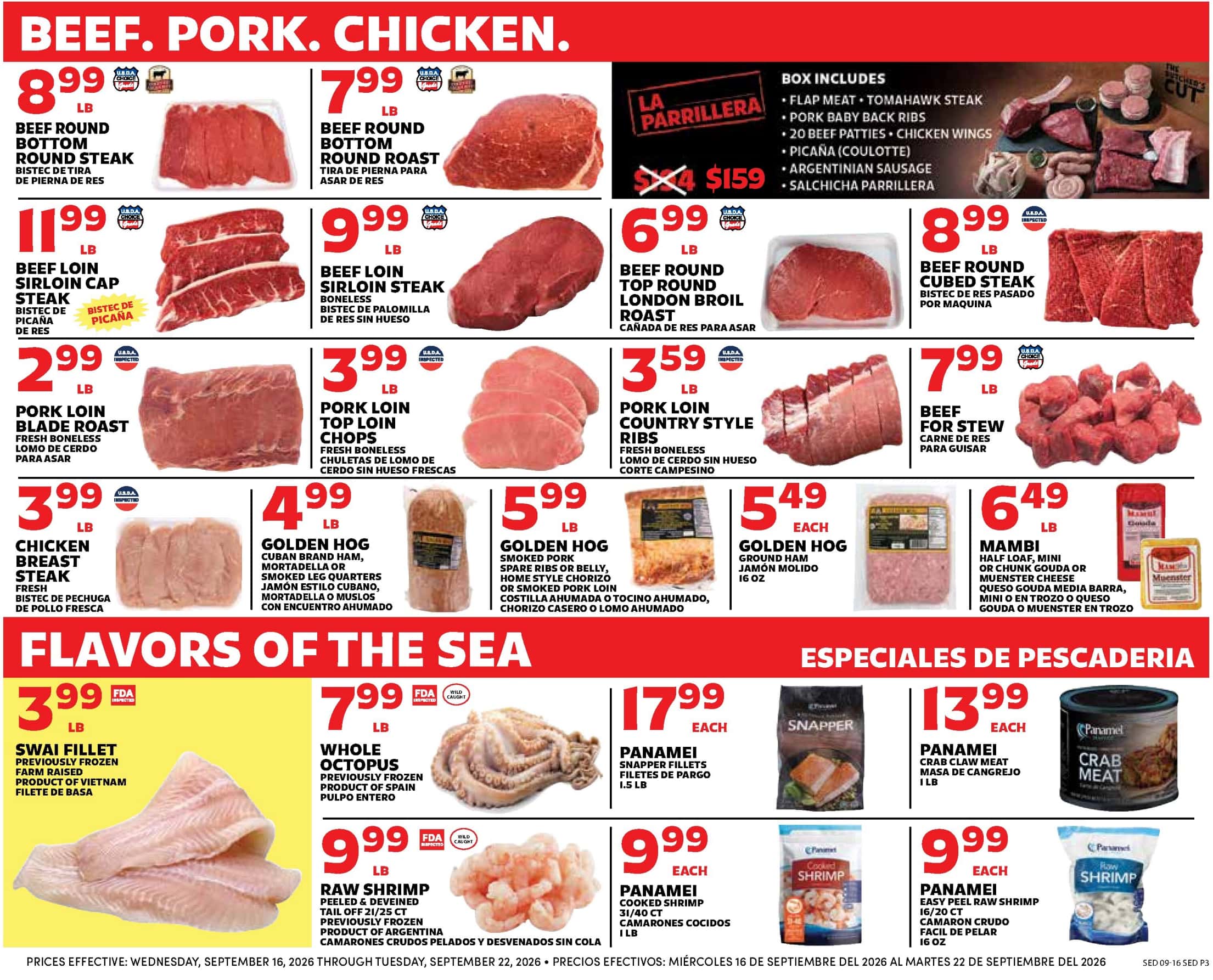 Sedano's Weekly Ad (September 16 - 22, 2026) Preview - Page