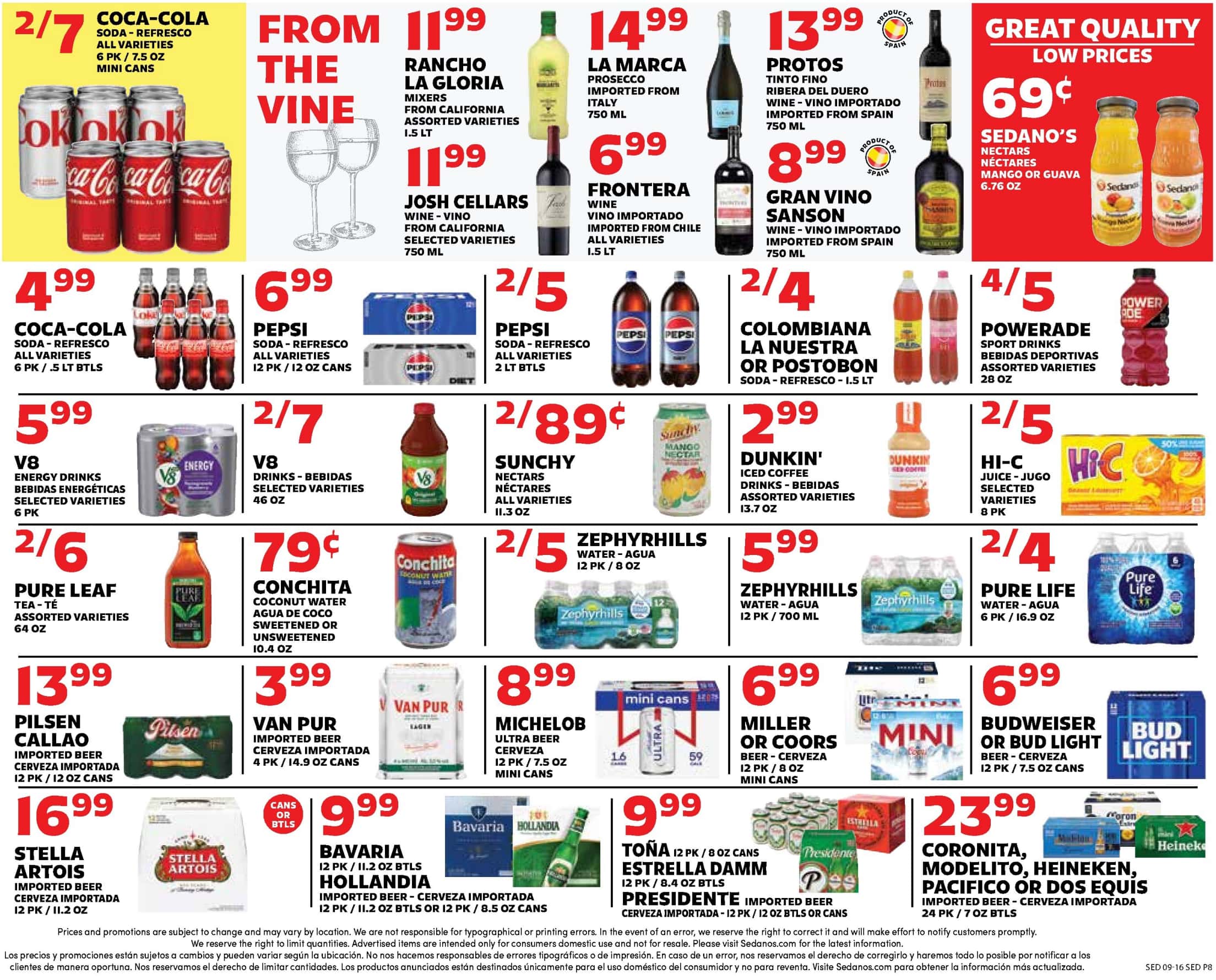 Sedano's Weekly Ad (September 16 - 22, 2026) Preview - Page