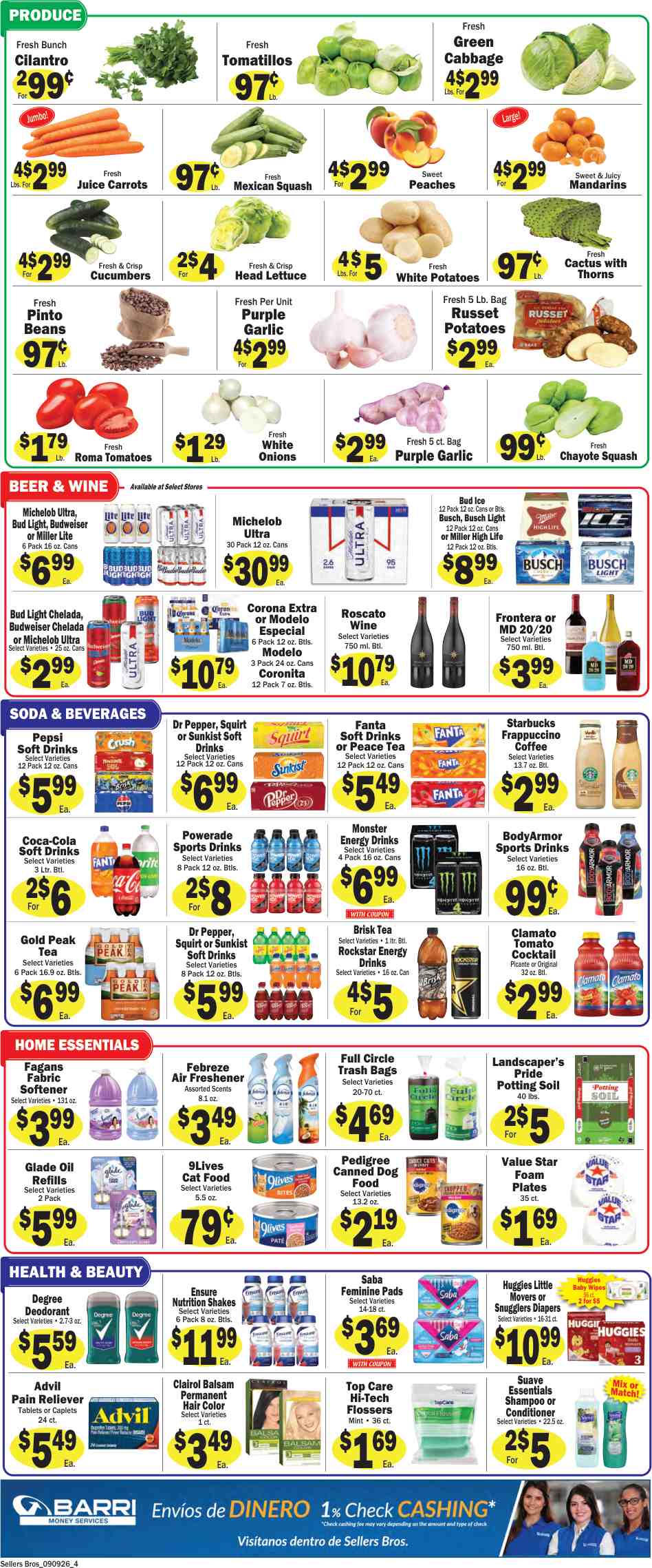 Sellers Bros. Weekly Ad (September 9 - 15, 2026) Preview - Image 4 Sellers Bros. Weekly Ad (September 9 - 15, 2026) Preview - Page