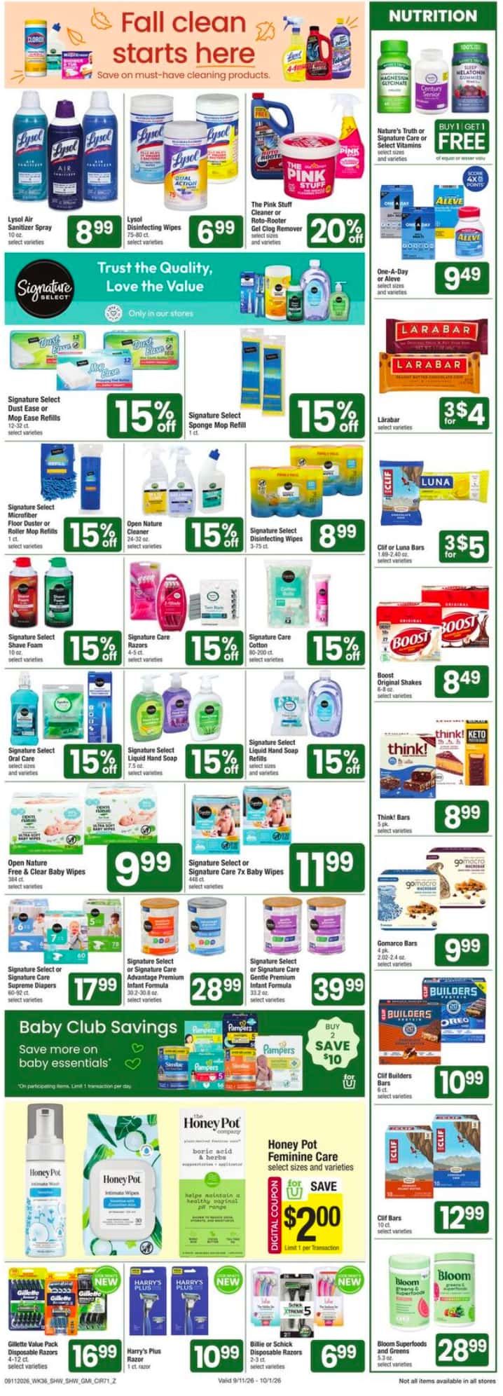 Shaw's Weekly Ad (September 18 – 24, 2026) Preview - Page