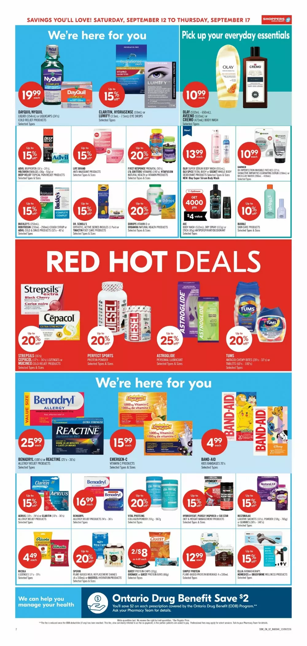 Shoppers Drug Mart Flyer (September 19 - 25, 2026) Preview - Page
