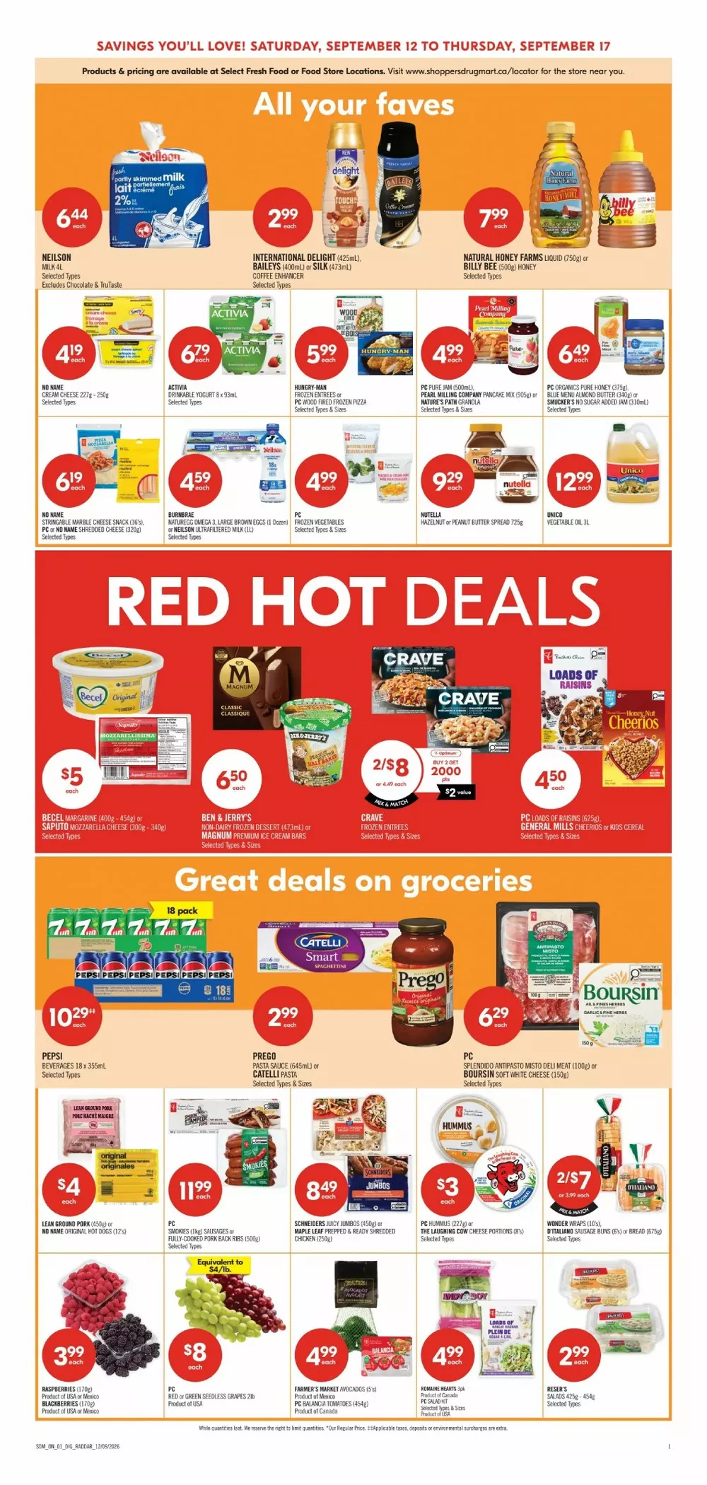 Shoppers Drug Mart Flyer (September 19 - 25, 2026) Preview - Page