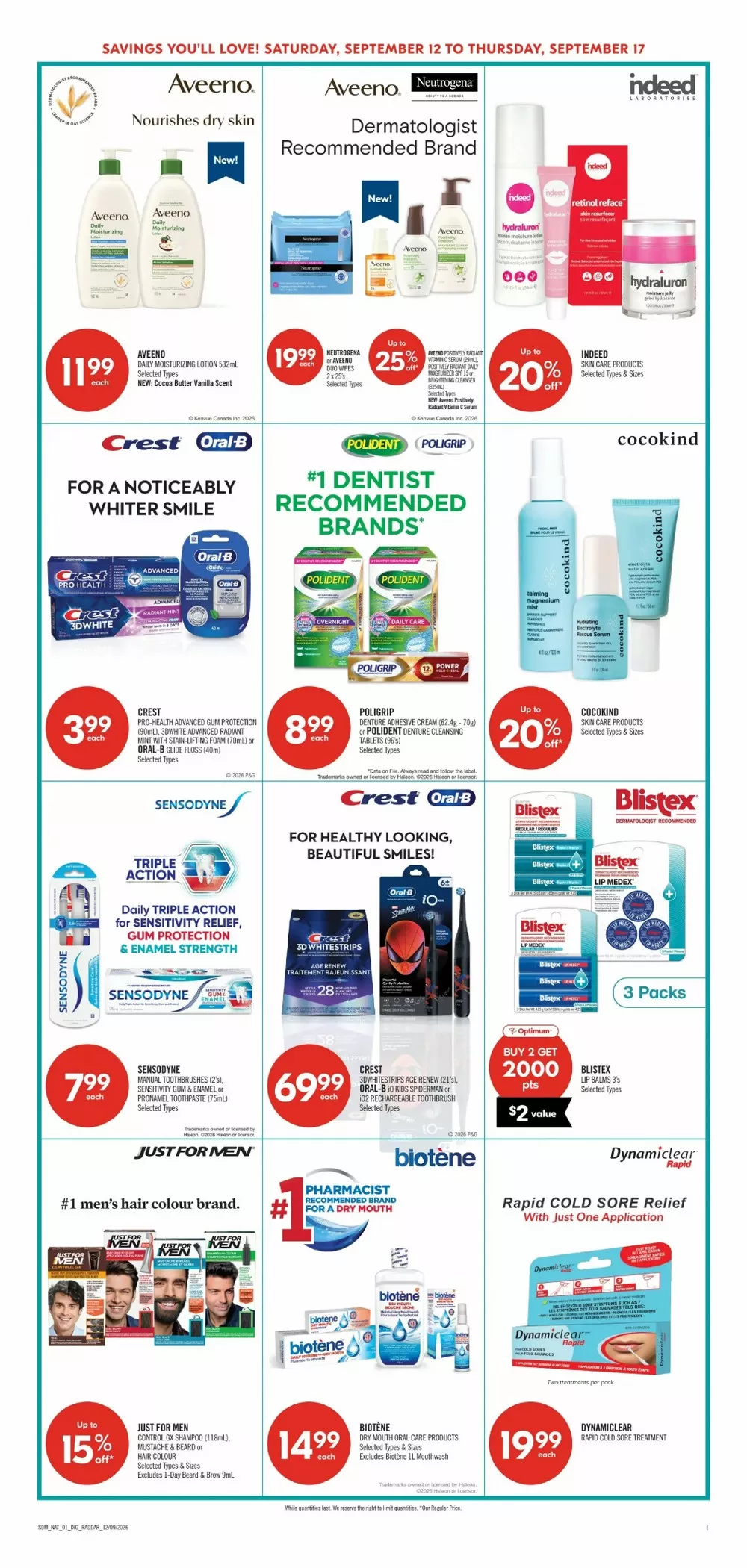 Shoppers Drug Mart Flyer (September 19 - 25, 2026) Preview - Page