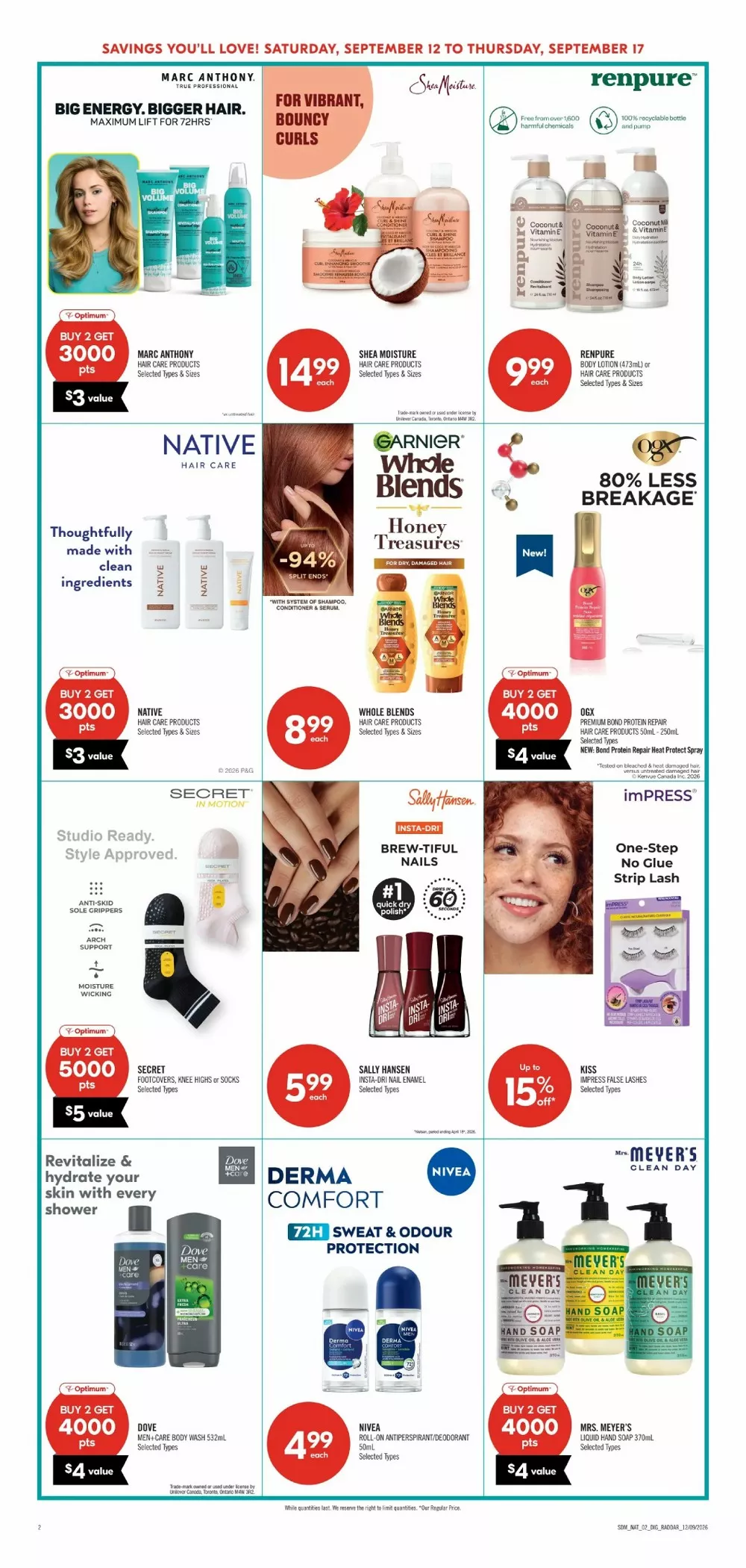 Shoppers Drug Mart Flyer (September 19 - 25, 2026) Preview - Page