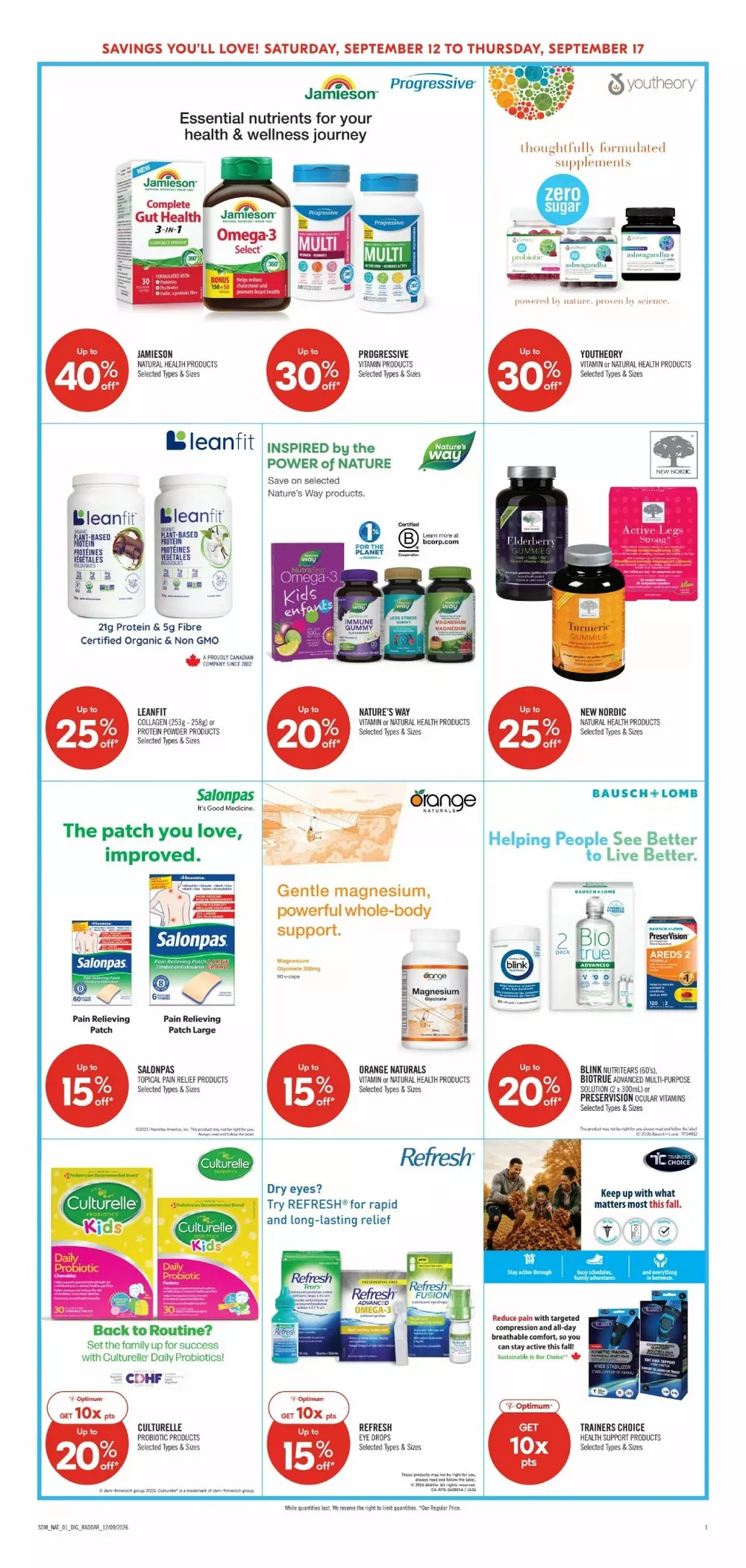 Shoppers Drug Mart Flyer (September 19 - 25, 2026) Preview - Page