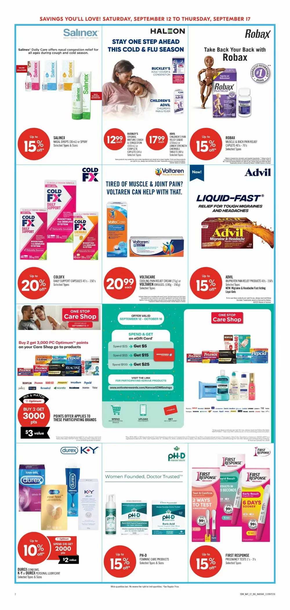 Shoppers Drug Mart Flyer (September 19 - 25, 2026) Preview - Page