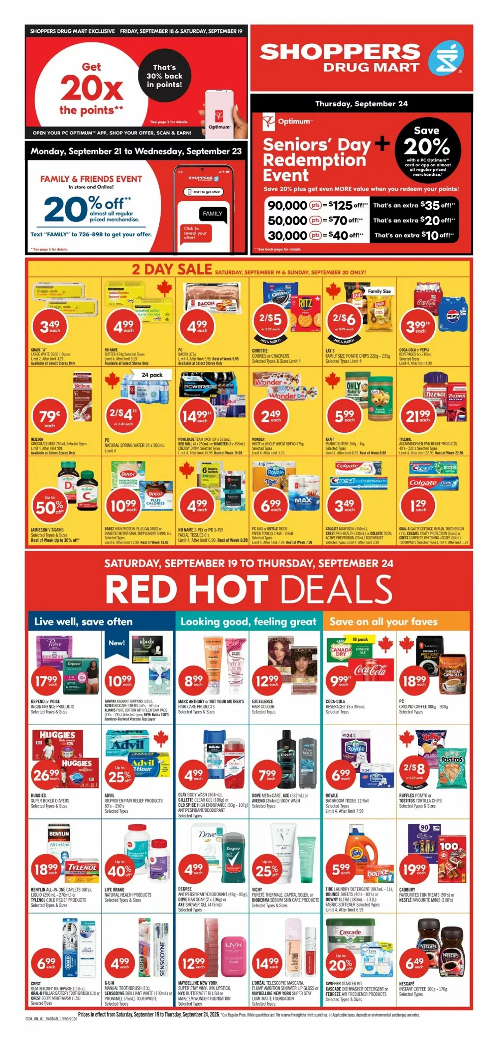 Shoppers Drug Mart Flyer (September 19 - 25, 2026) Preview - Image 1 Shoppers Drug Mart Flyer (September 19 - 25, 2026) Preview - Page