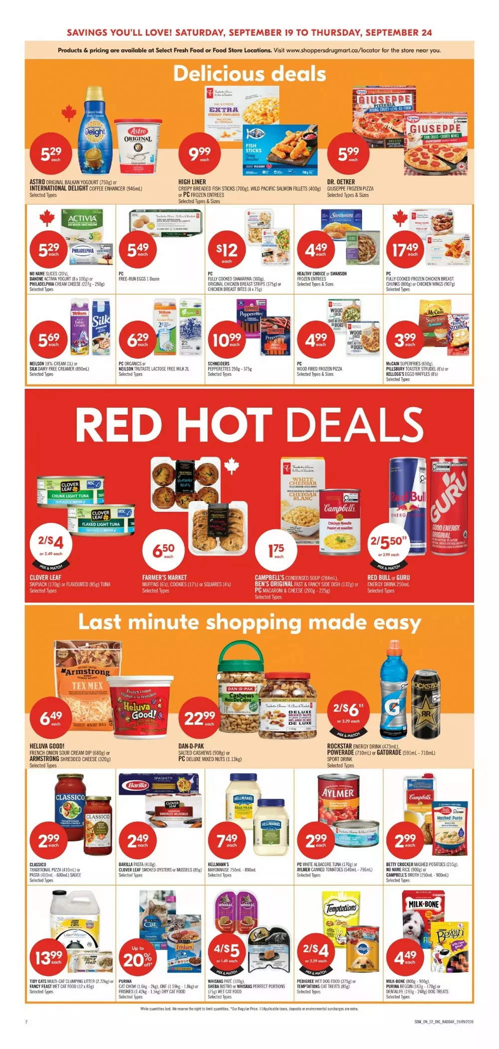 Shoppers Drug Mart Flyer (September 19 - 25, 2026) Preview - Page