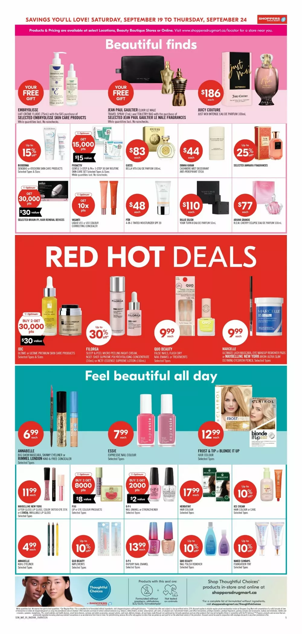 Shoppers Drug Mart Flyer (September 19 - 25, 2026) Preview - Page