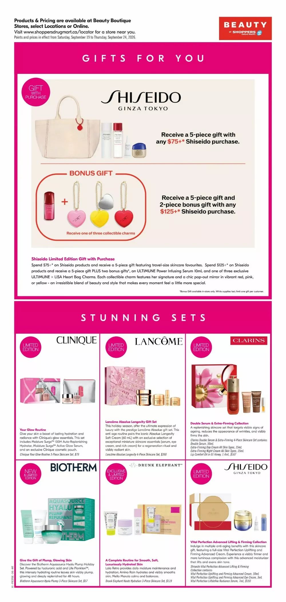 Shoppers Drug Mart Flyer (September 19 - 25, 2026) Preview - Page