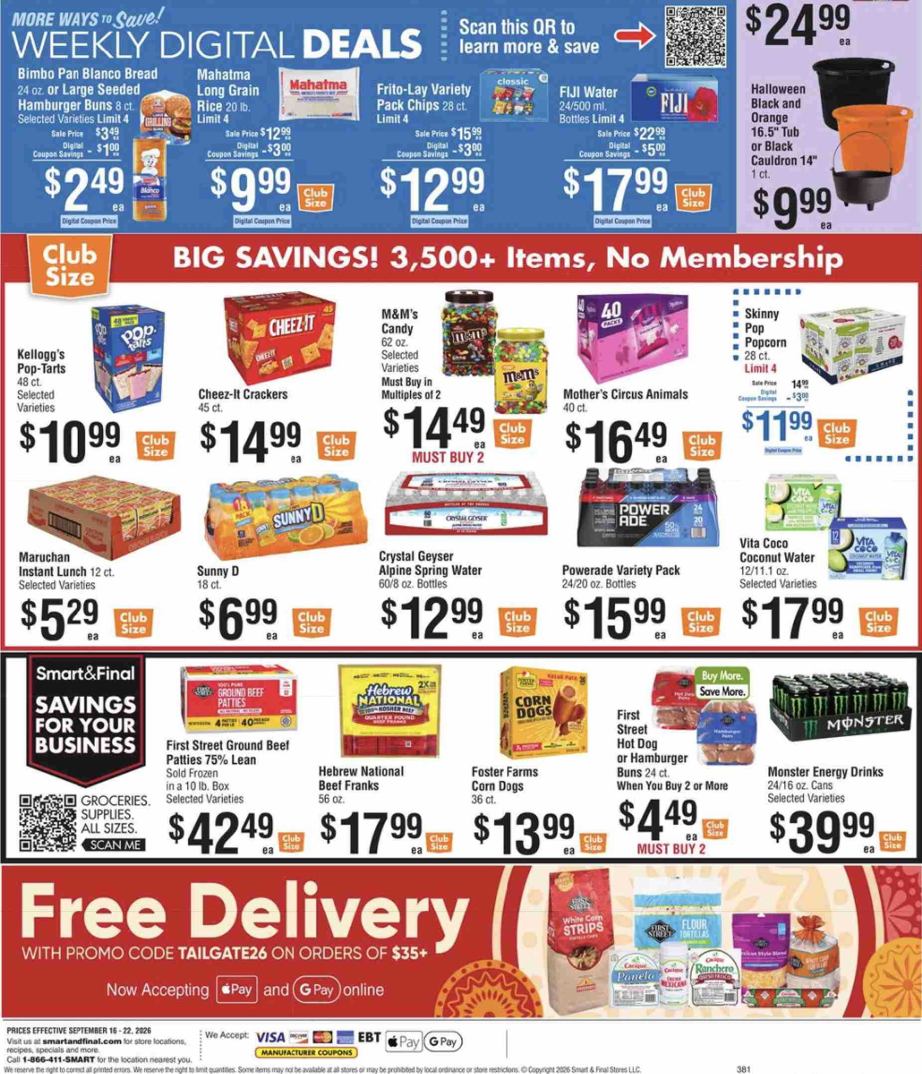 Smart and Final Weekly Ad (September 16 - 22, 2026) Preview - Page