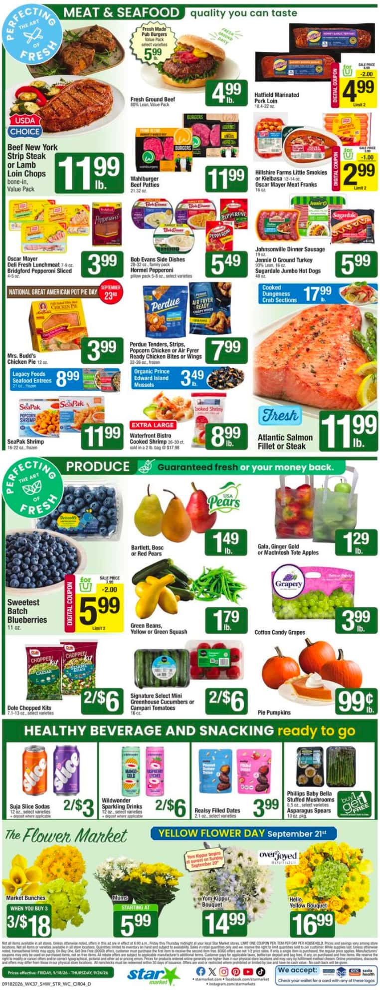 Star Market Weekly Ad (September 18 – 24, 2026) Preview - Page