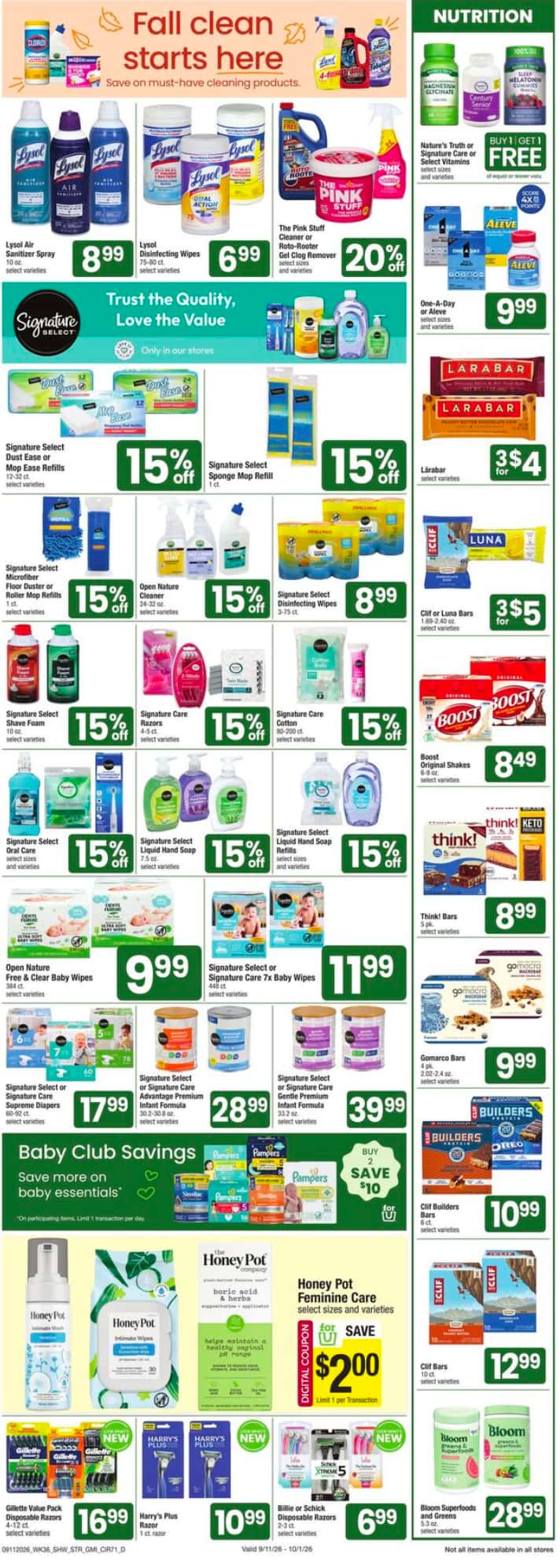Star Market Weekly Ad (September 18 – 24, 2026) Preview - Page