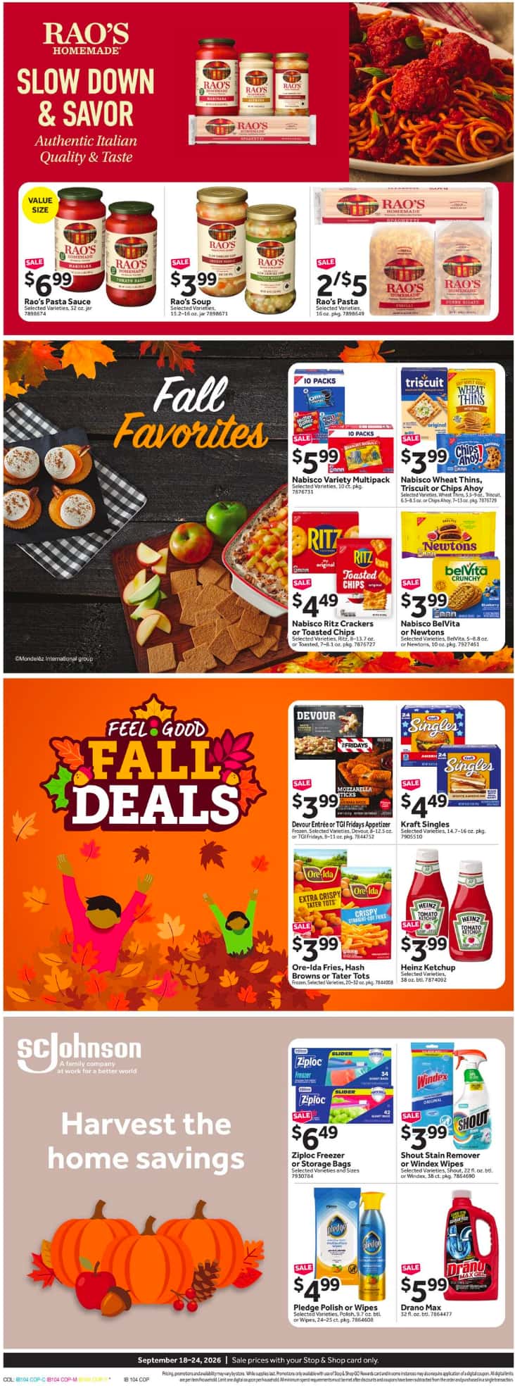 Stop and Shop Weekly Ad (September 18 – 24, 2026) Preview - Page