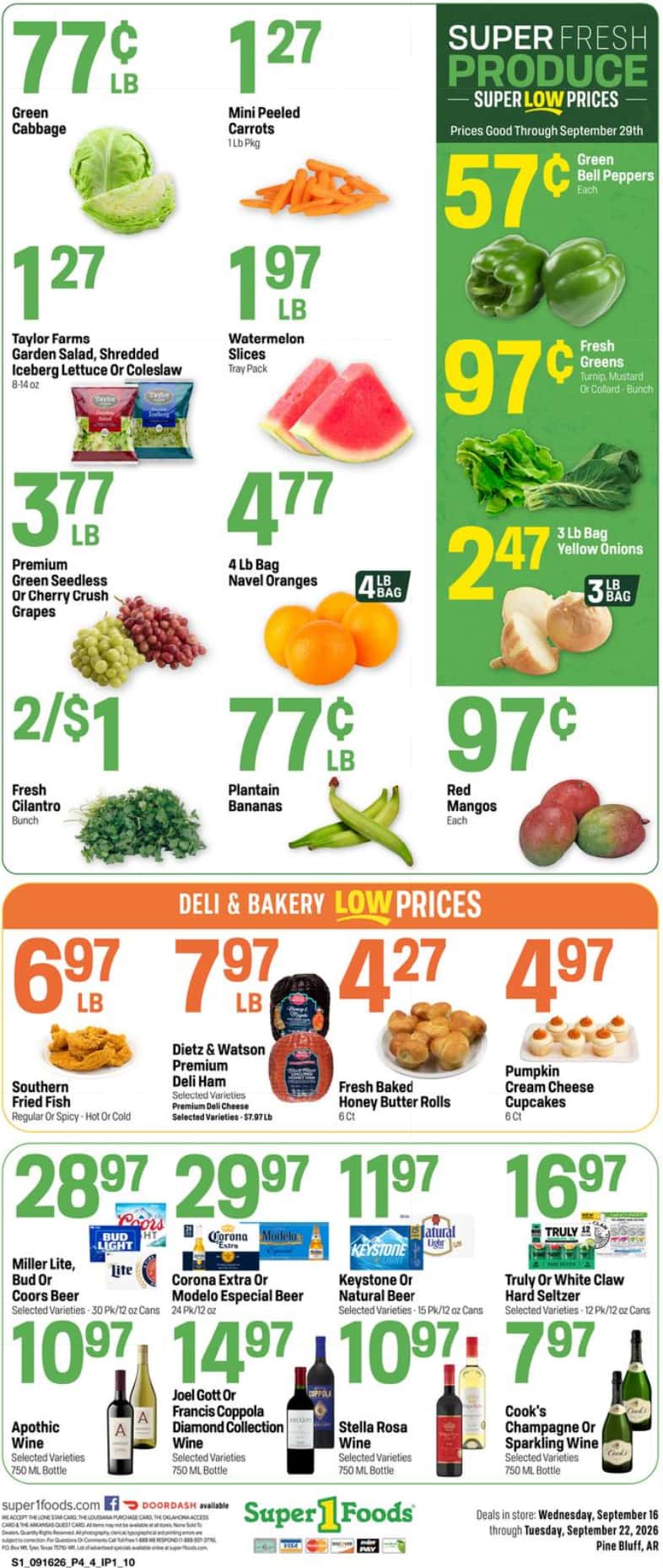 Super 1 Foods Weekly Ad (September 16 - 22, 2026) Preview - Page