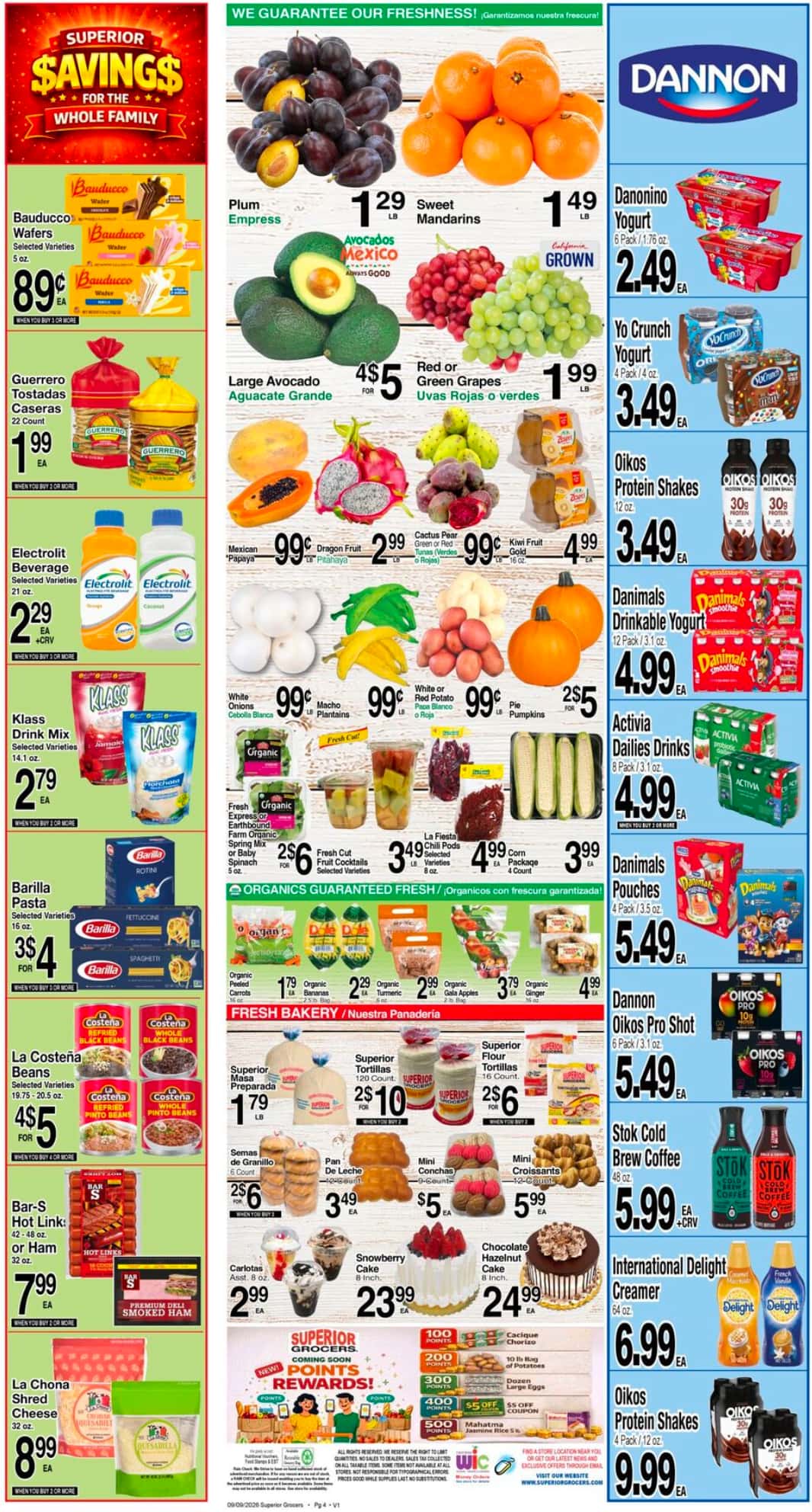 Superior Grocers Weekly Ad (September 9 - 15, 2026) Preview - Page