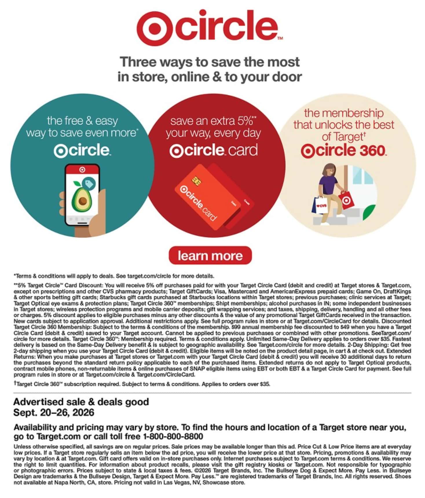 Target Weekly Ad (September 20 - 26, 2026) Preview - Page