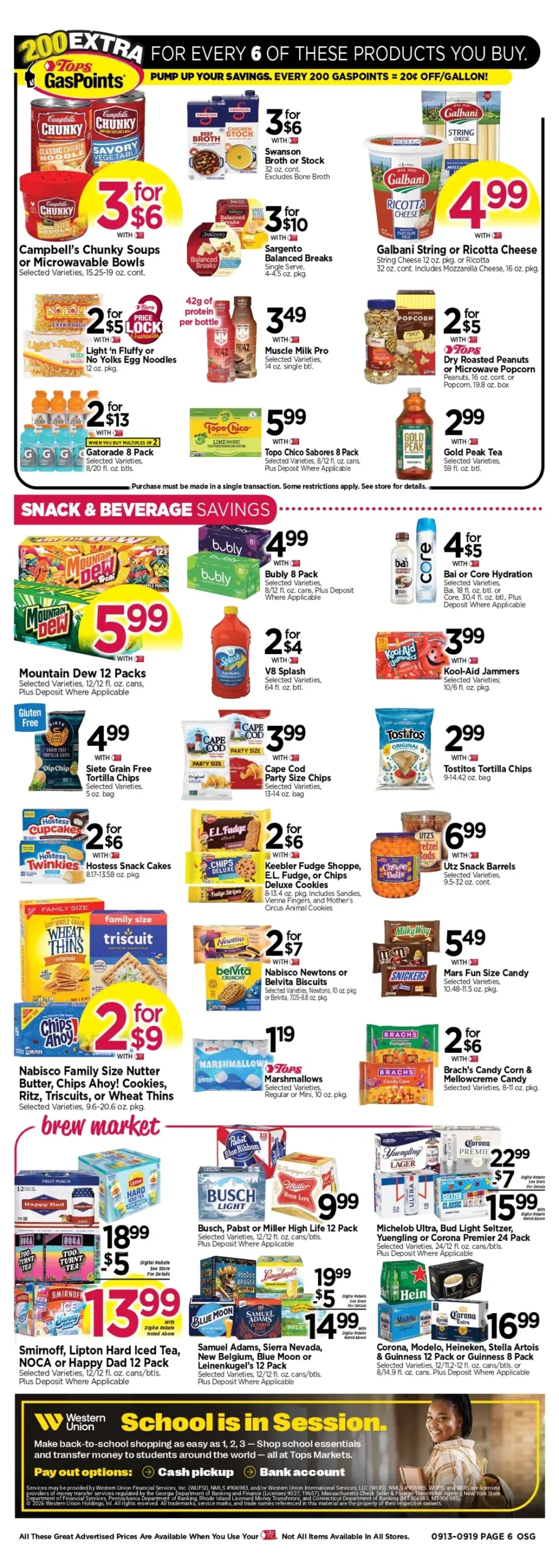 Tops Weekly Ad (September 13 - 19, 2026) Preview - Image 6 Tops Weekly Ad (September 13 - 19, 2026) Preview - Page