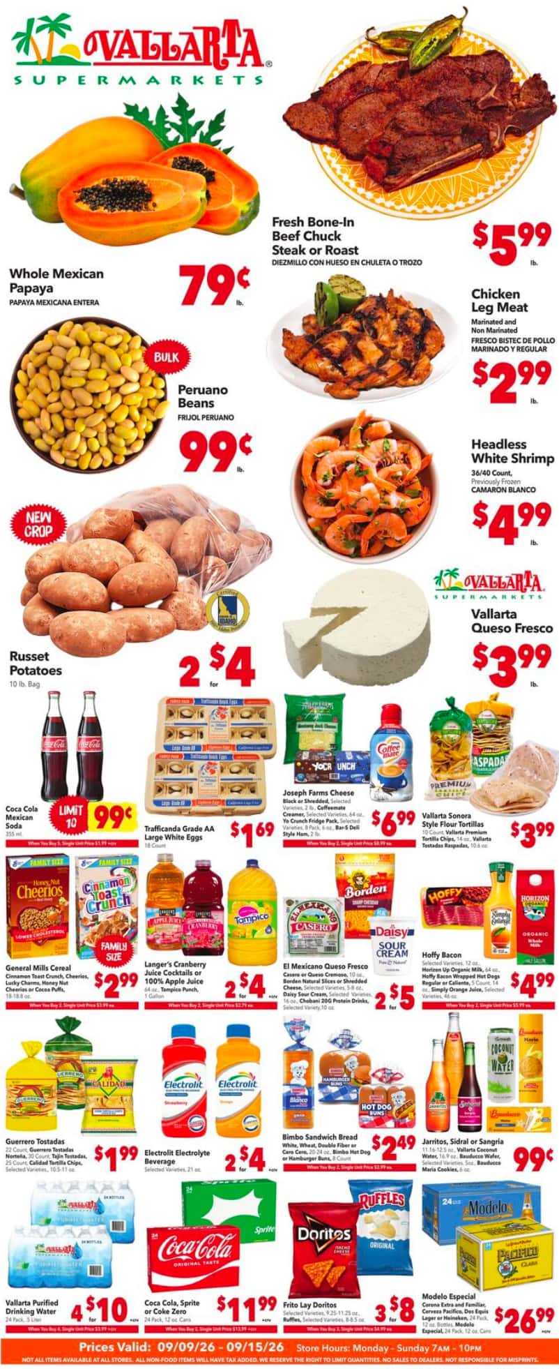 Vallarta Weekly Ad (September 9 - 15, 2026) Preview - Image 1 Vallarta Weekly Ad (September 9 - 15, 2026) Preview - Page
