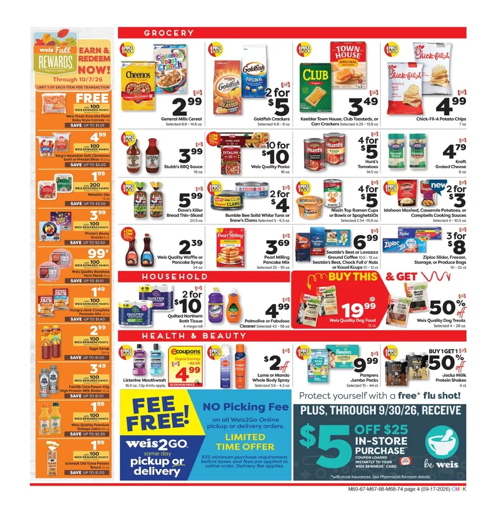 Weis Markets Weekly Ad (September 17 - 23, 2026) Preview - Page